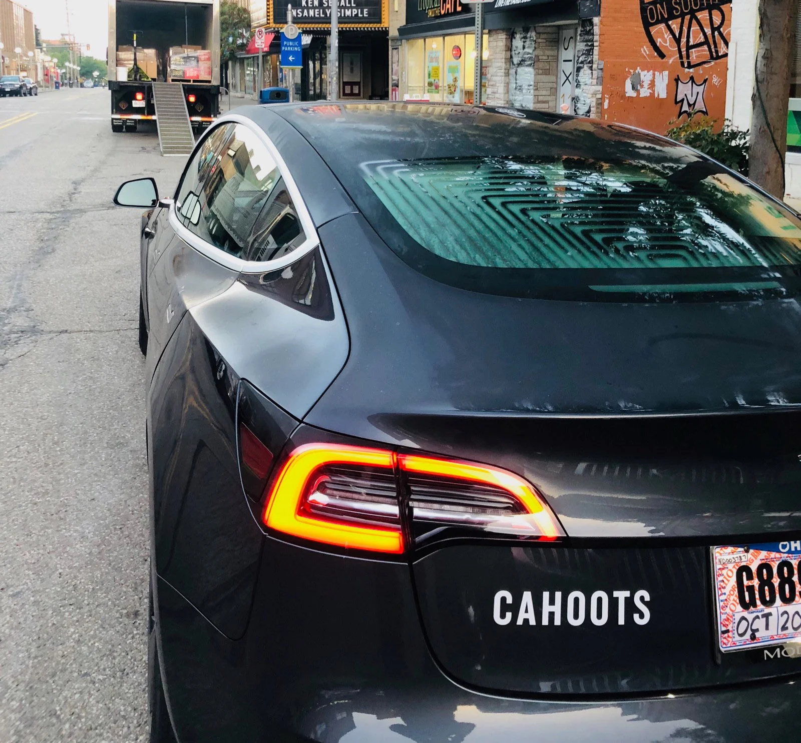 The Cahoots House Car - Tesla Model 3