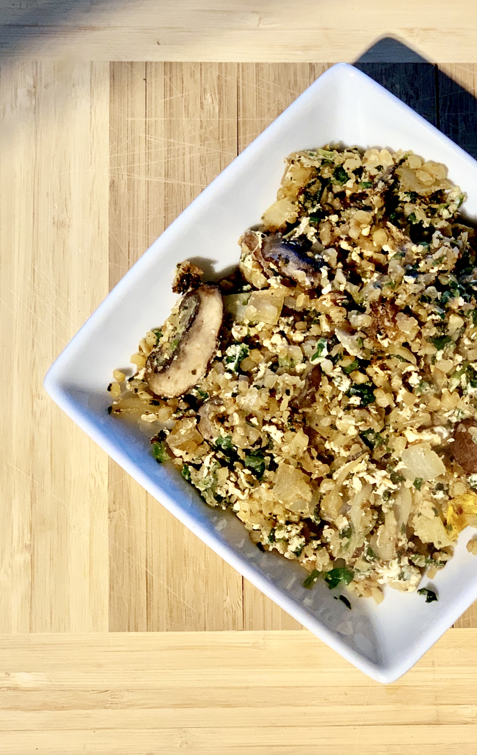 Cauliflower Rice Breakfast Bowl 