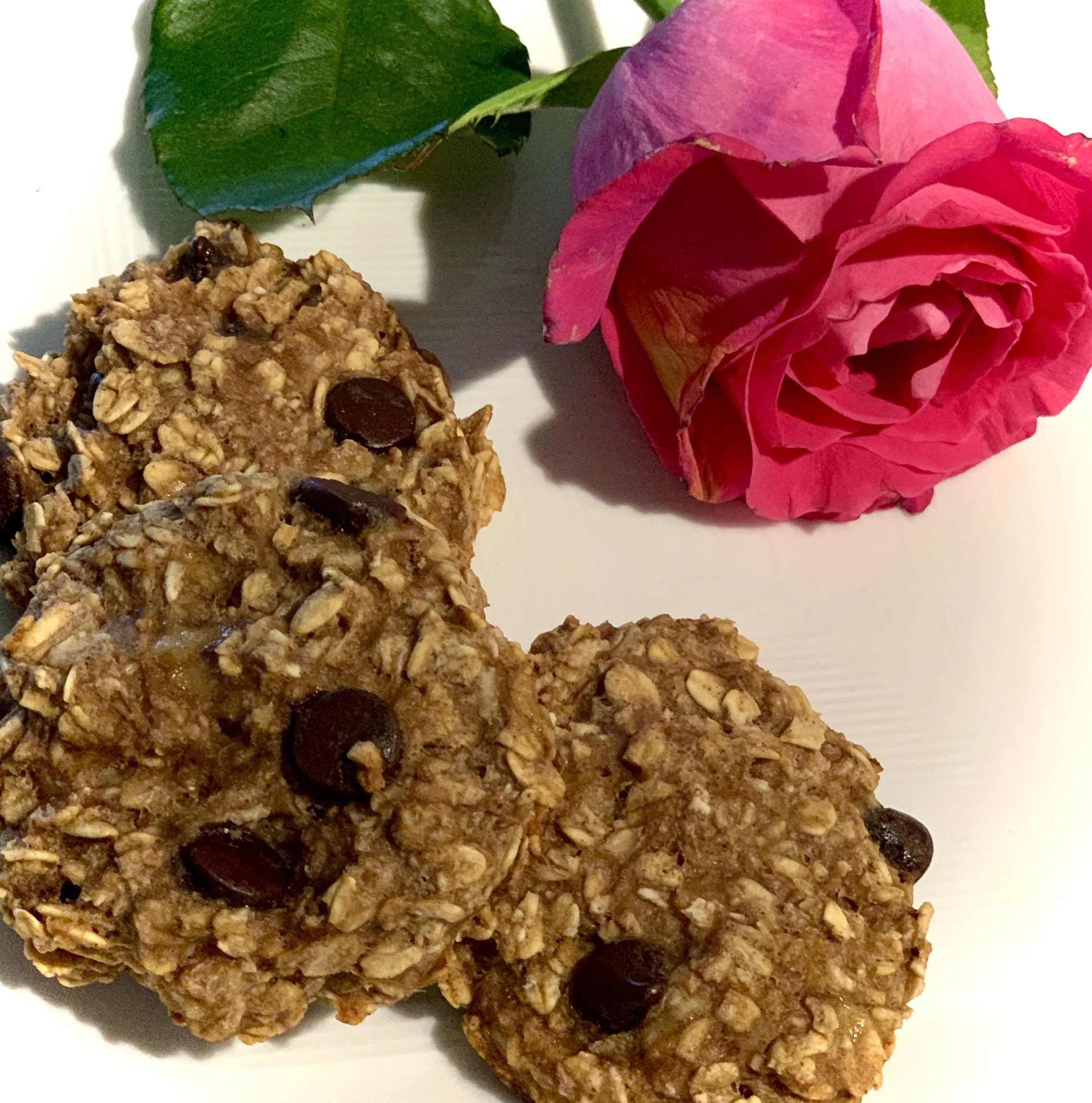 Chocolate Chip Banana Oat Cookies 