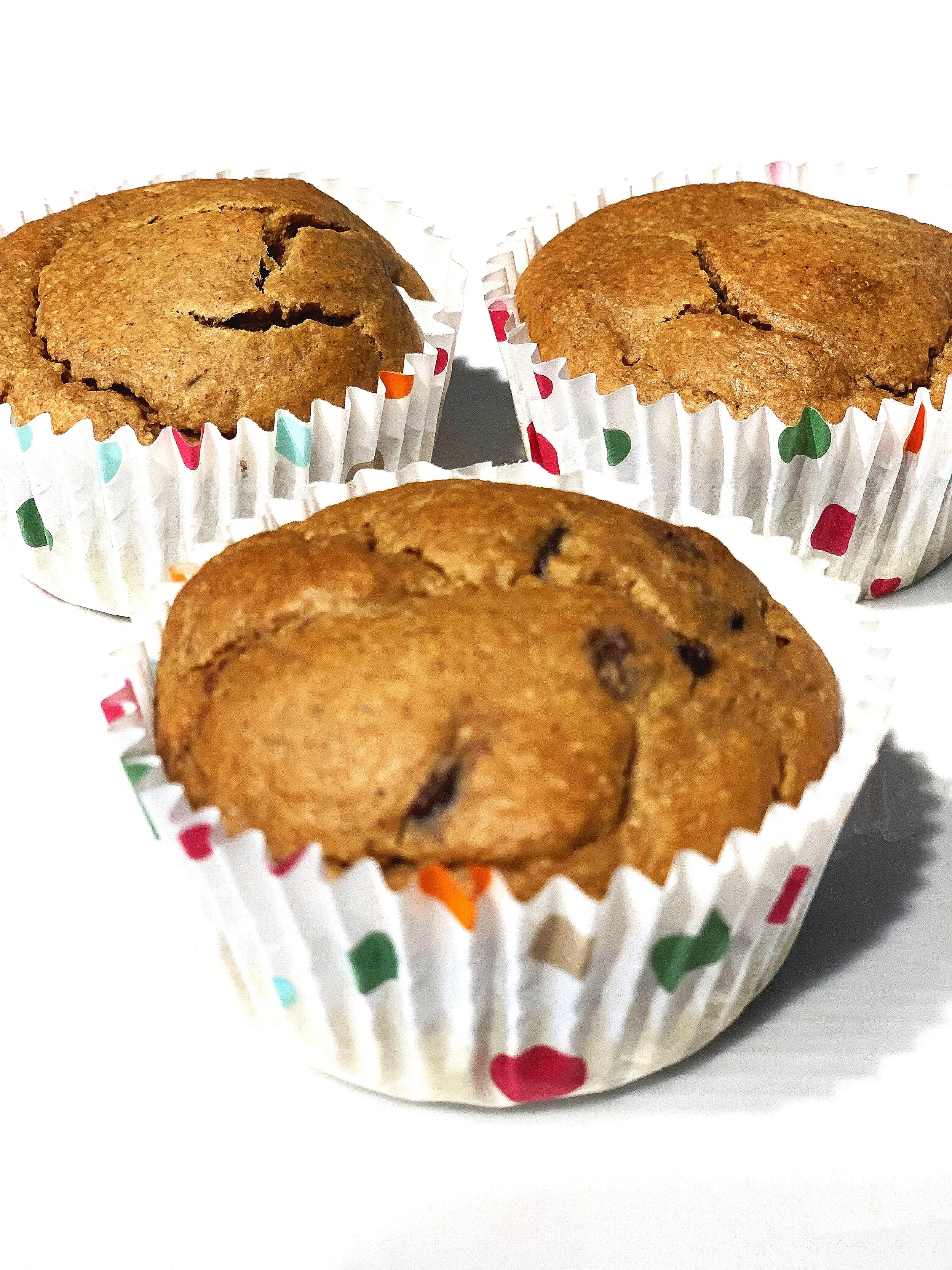 Chocolate Chip, Banana, oat Muffins (GF)