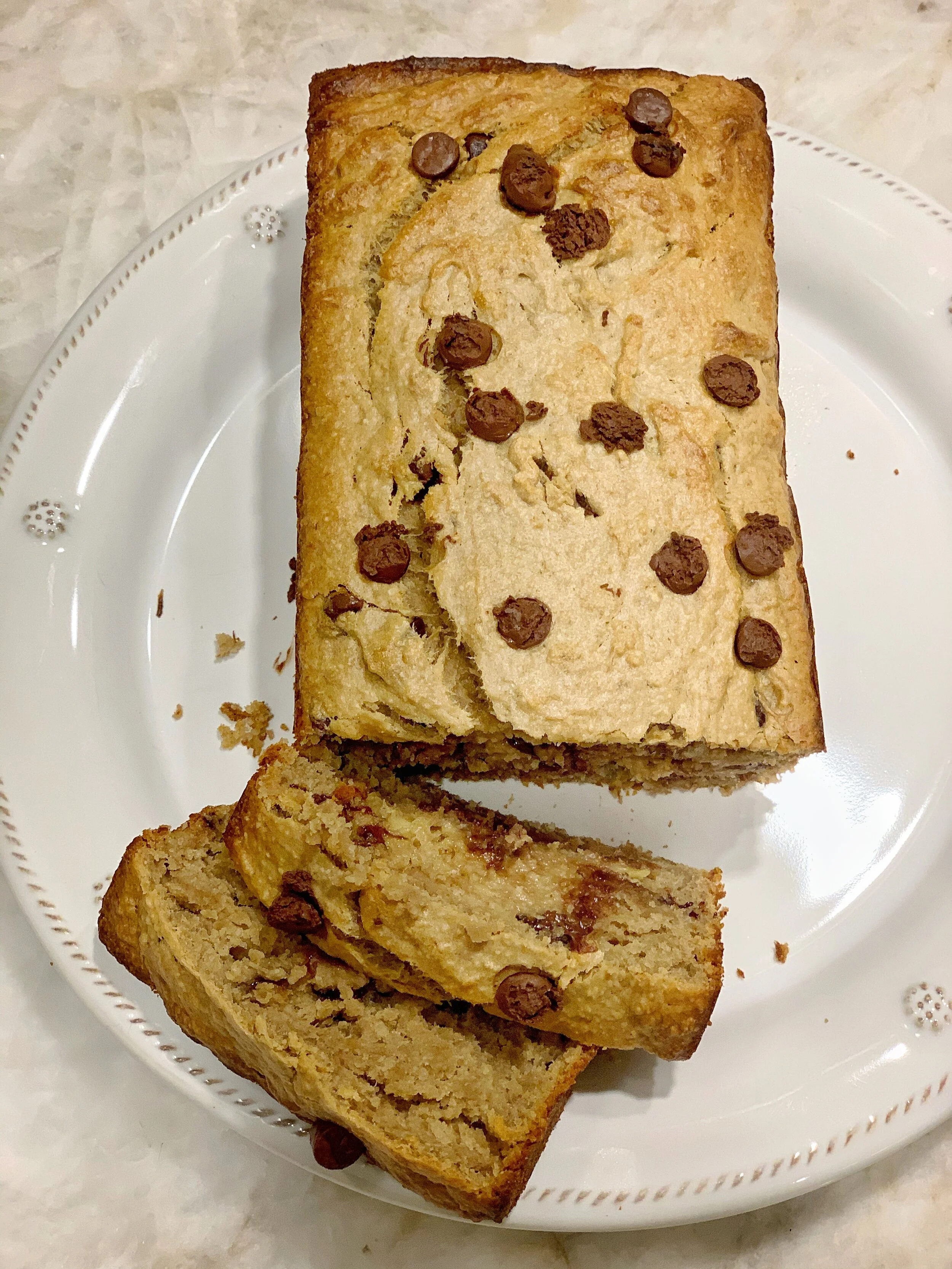 Peanut Butter, Banana, Oat Bread