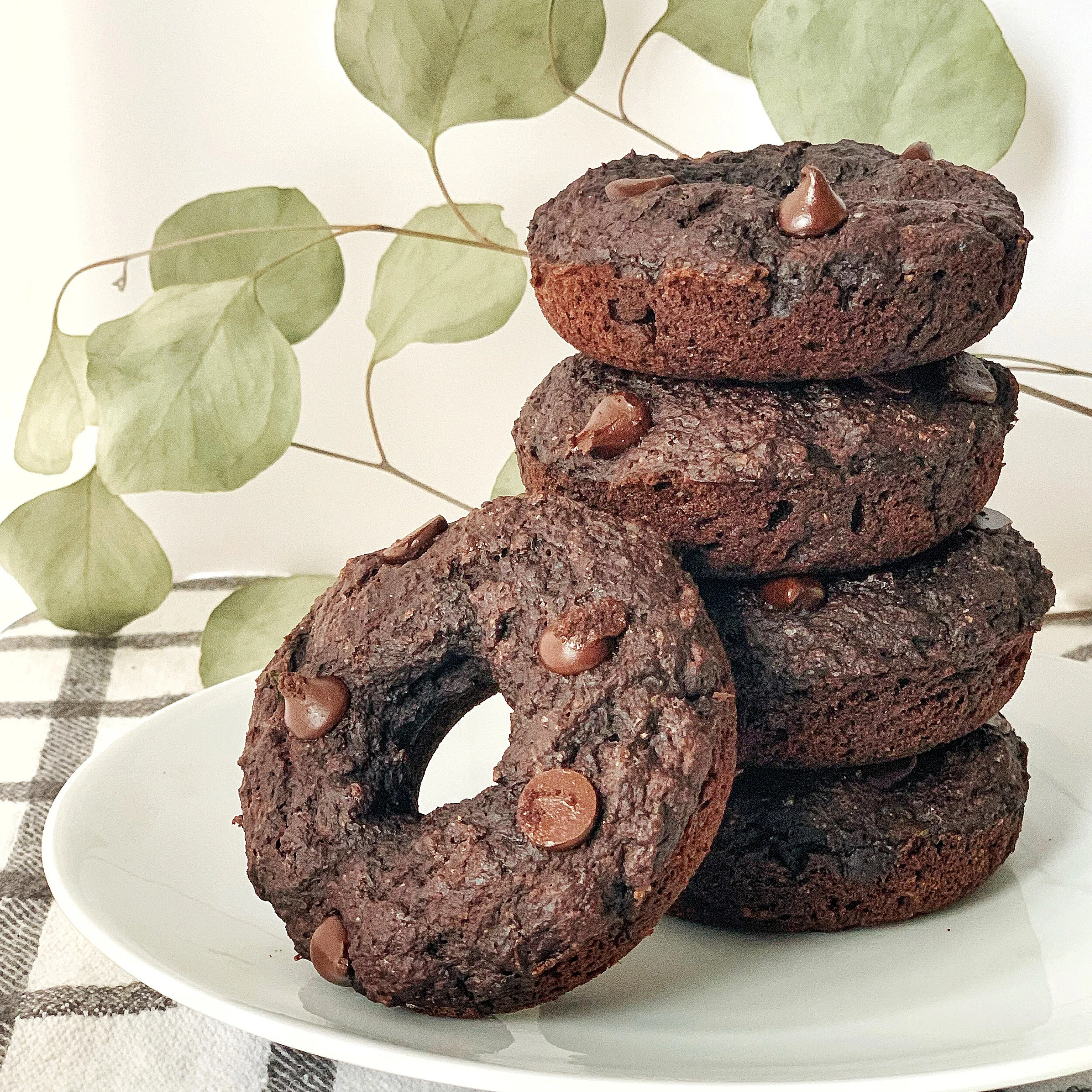 Chocolate Zucchini Donuts