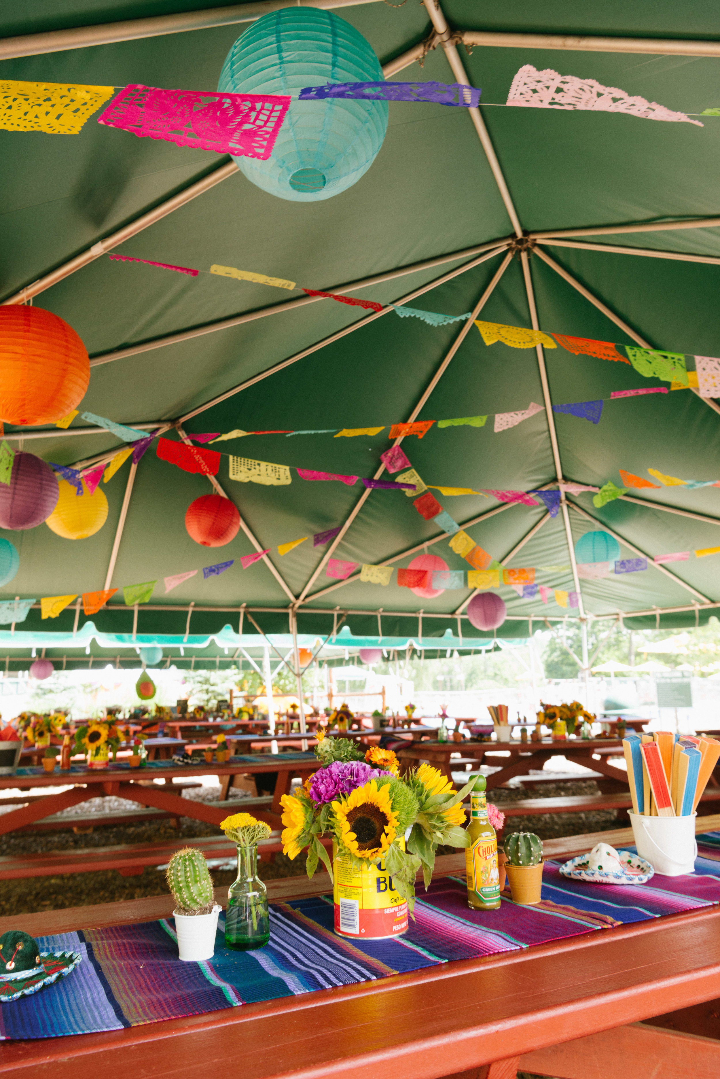 Mexican Theme Company Picnic  Corporate Event — Florie Huppert Design