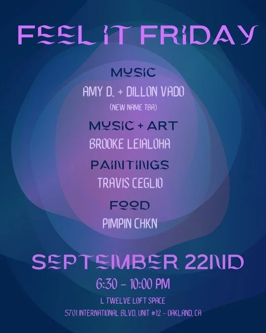 9/22 "Feel It Friday" - Postponed!