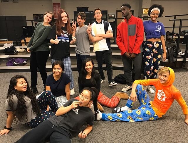 We turned our competition rehearsals into a competition itself- by having spirit days to compete in!! Right now the altos are in first place after winning pajama day. Check out our story to help vote for day two!!