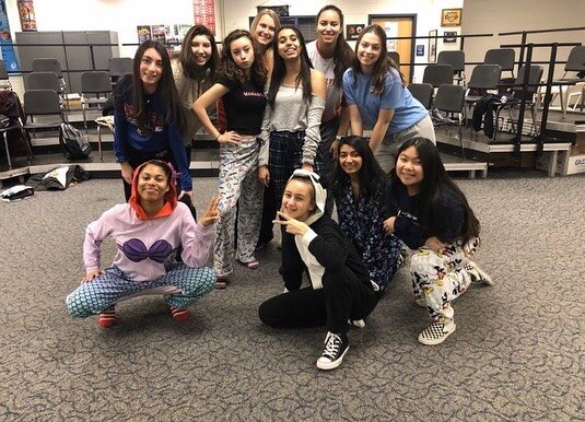 Day 1 of spirit week: PJ Day! 
Even though we have to get sleep, we stay woke 😎💖