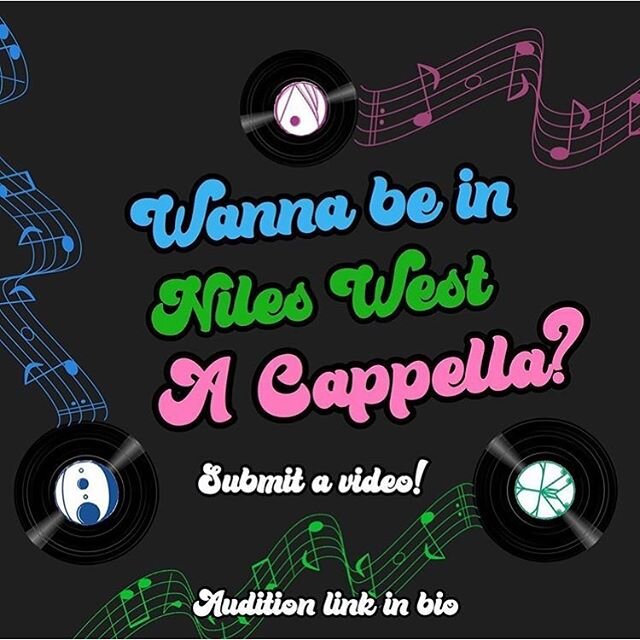 Get ready for A Cappella auditions for the 2020-2021 school year! Click the link in our bio to learn more 💙🤍