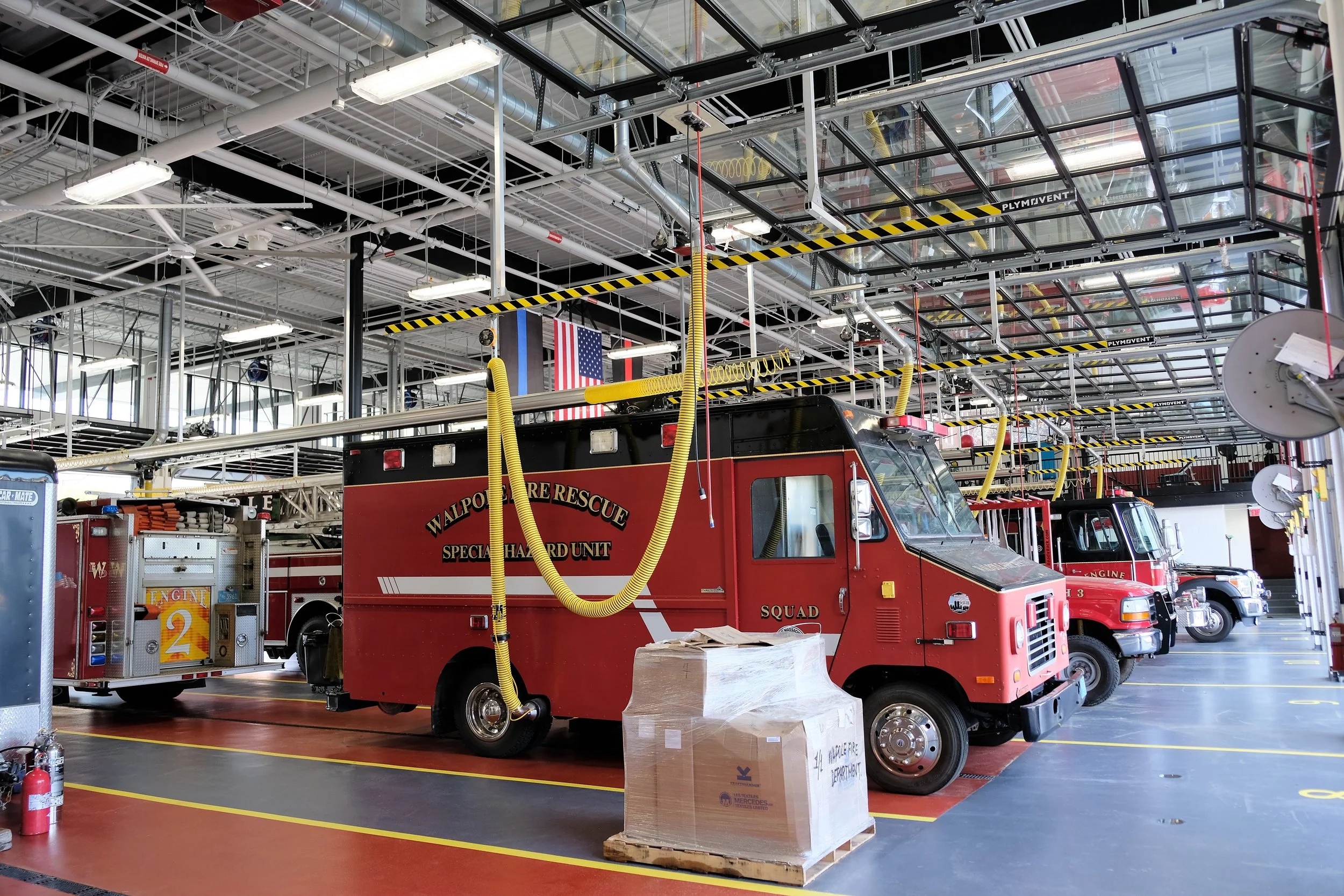  Interior of truckbays 