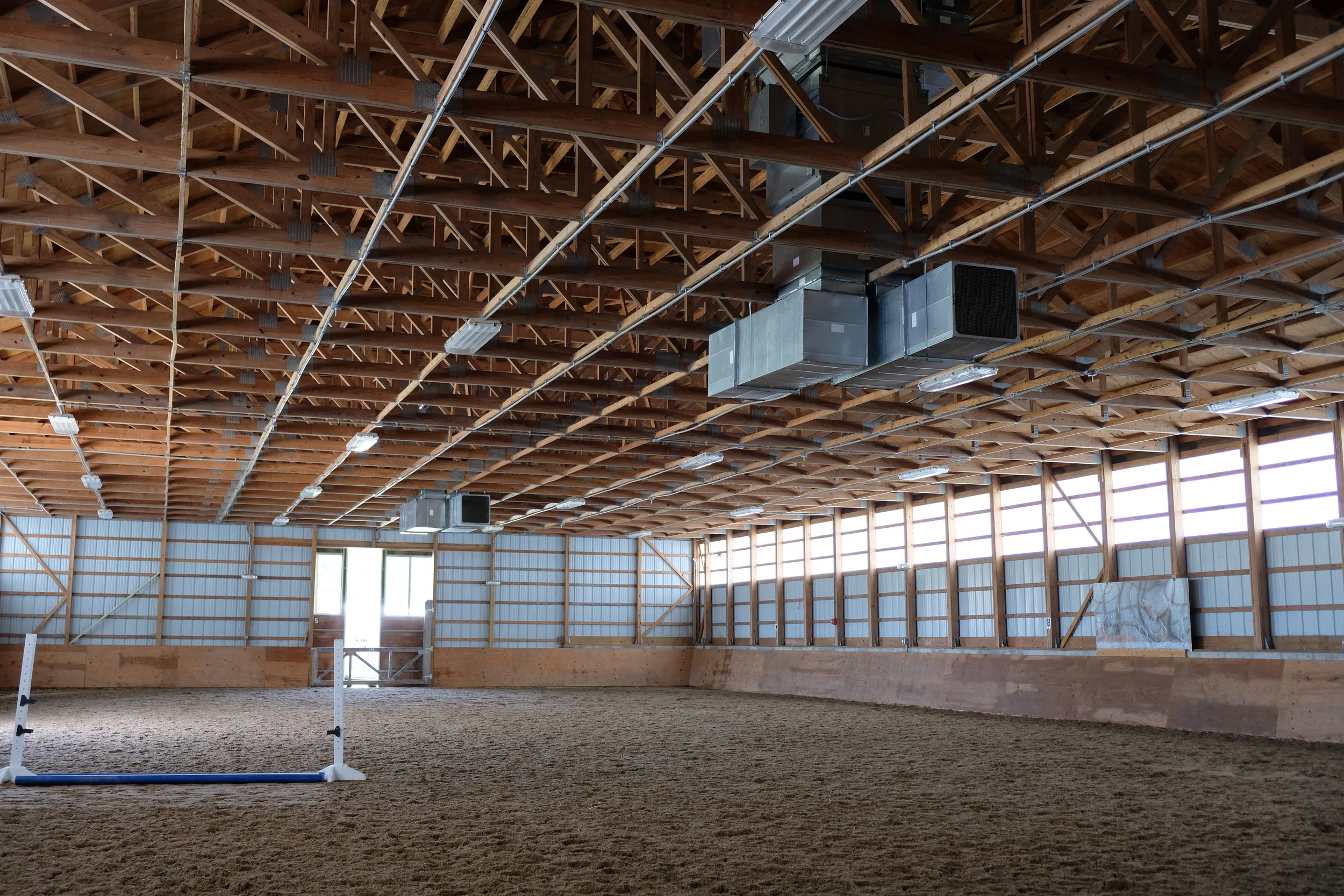  Ring inside the horse barn 