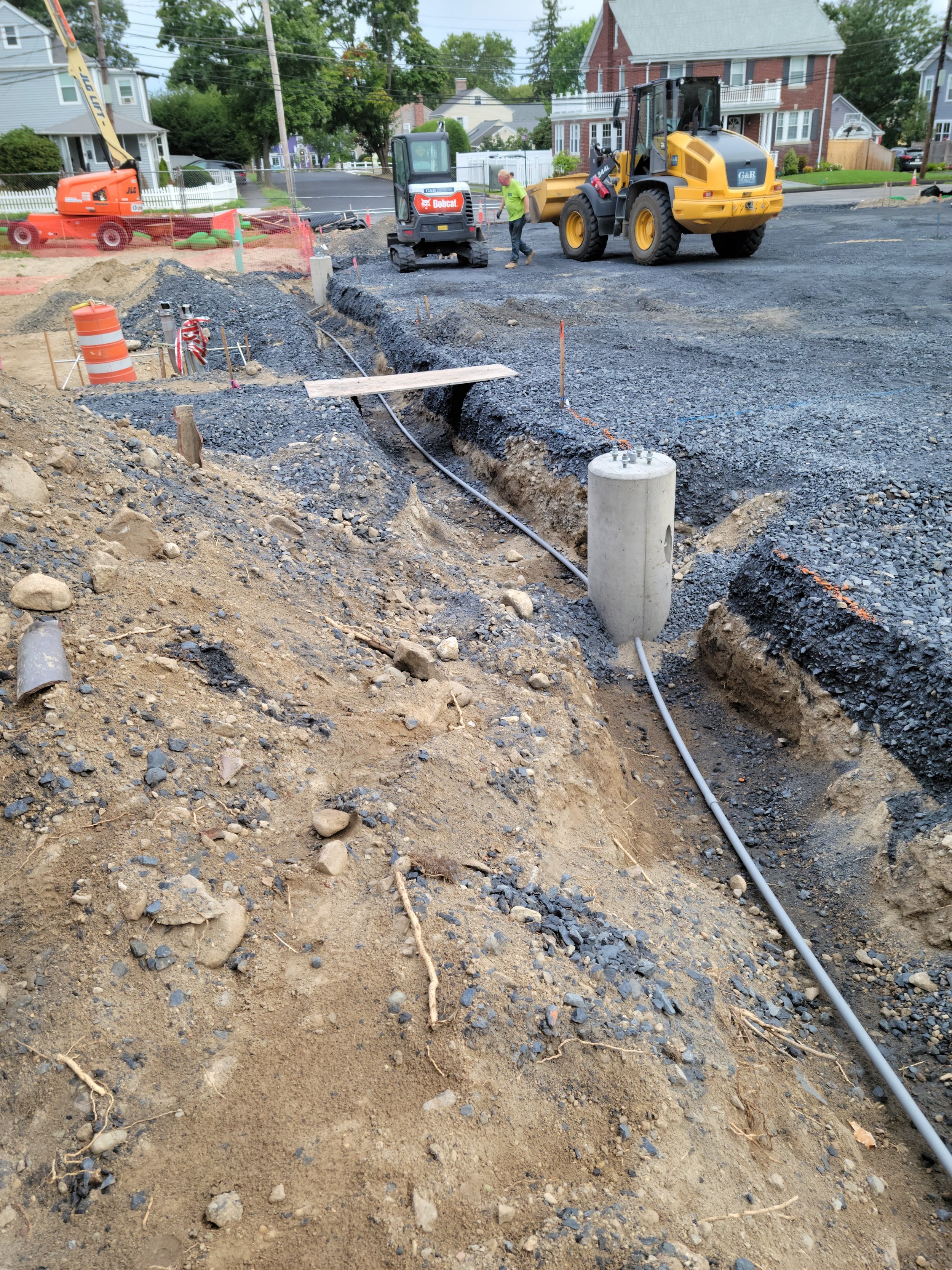 September 2022 - Underground for site lighting