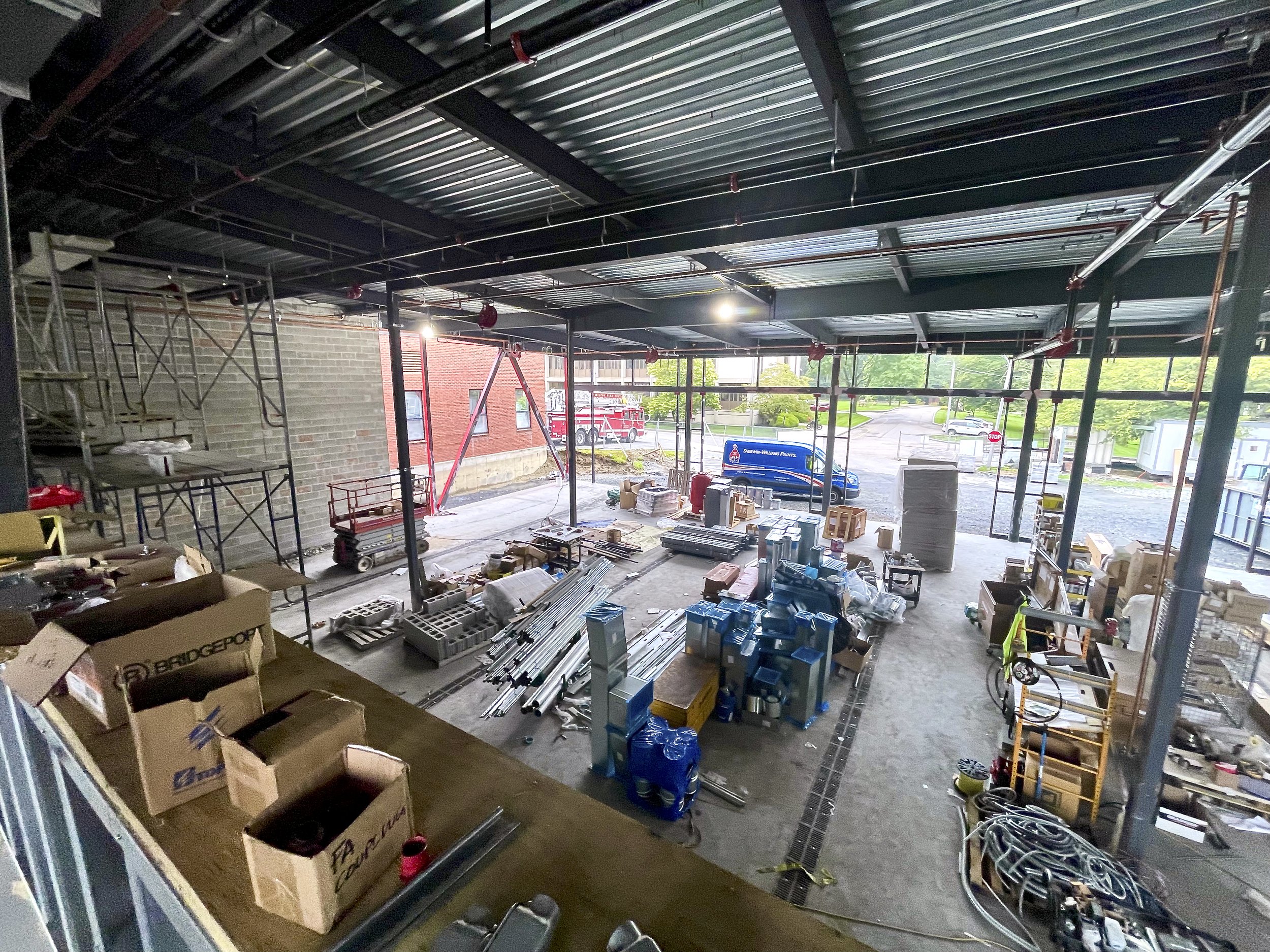 July 3, 2023 - View of the apparatus bay