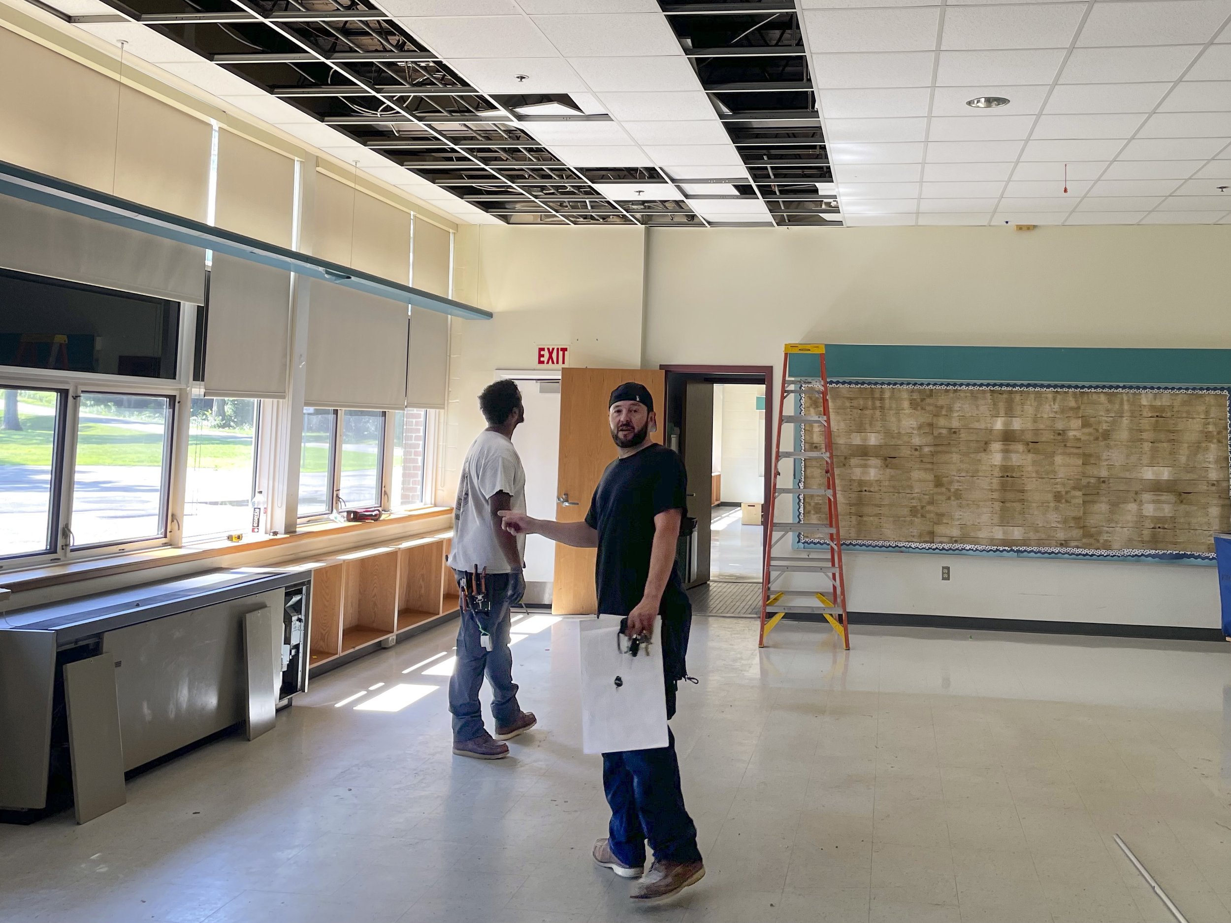 July 5, 2023 - Classroom overhead underway