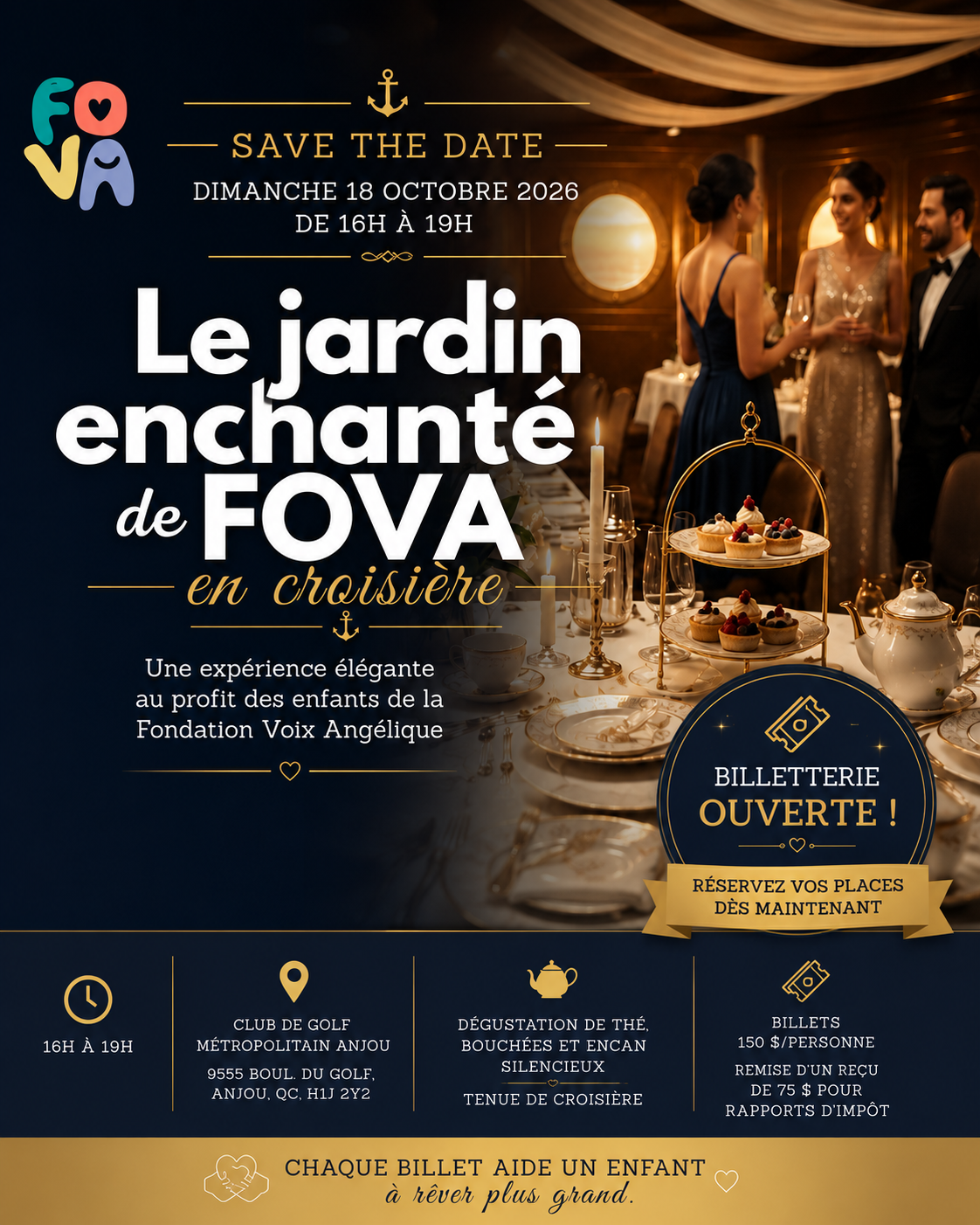 Le jardin enchanté de FOVA en croisière