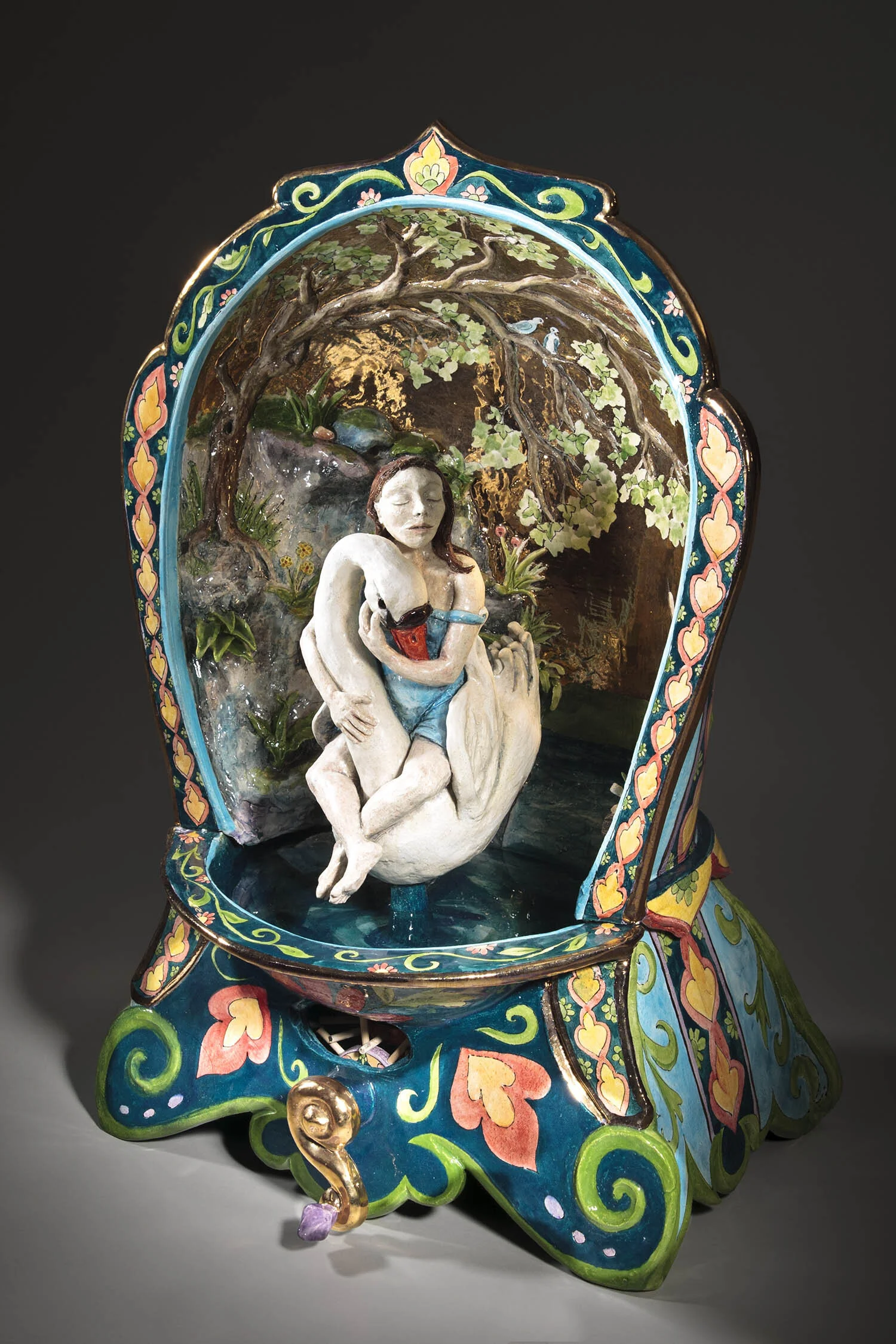 Leda and the Swan Fountain 