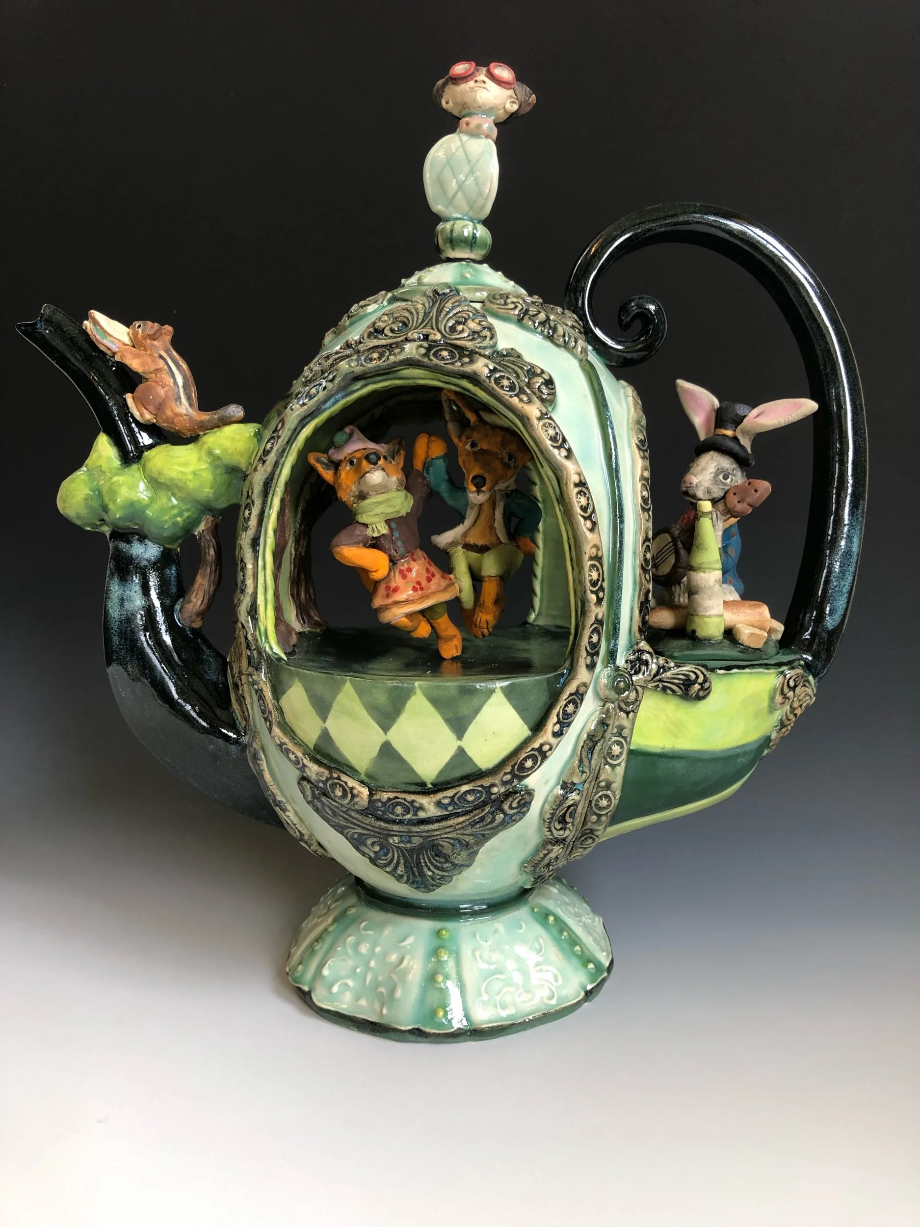 Woodland Dance Teapot