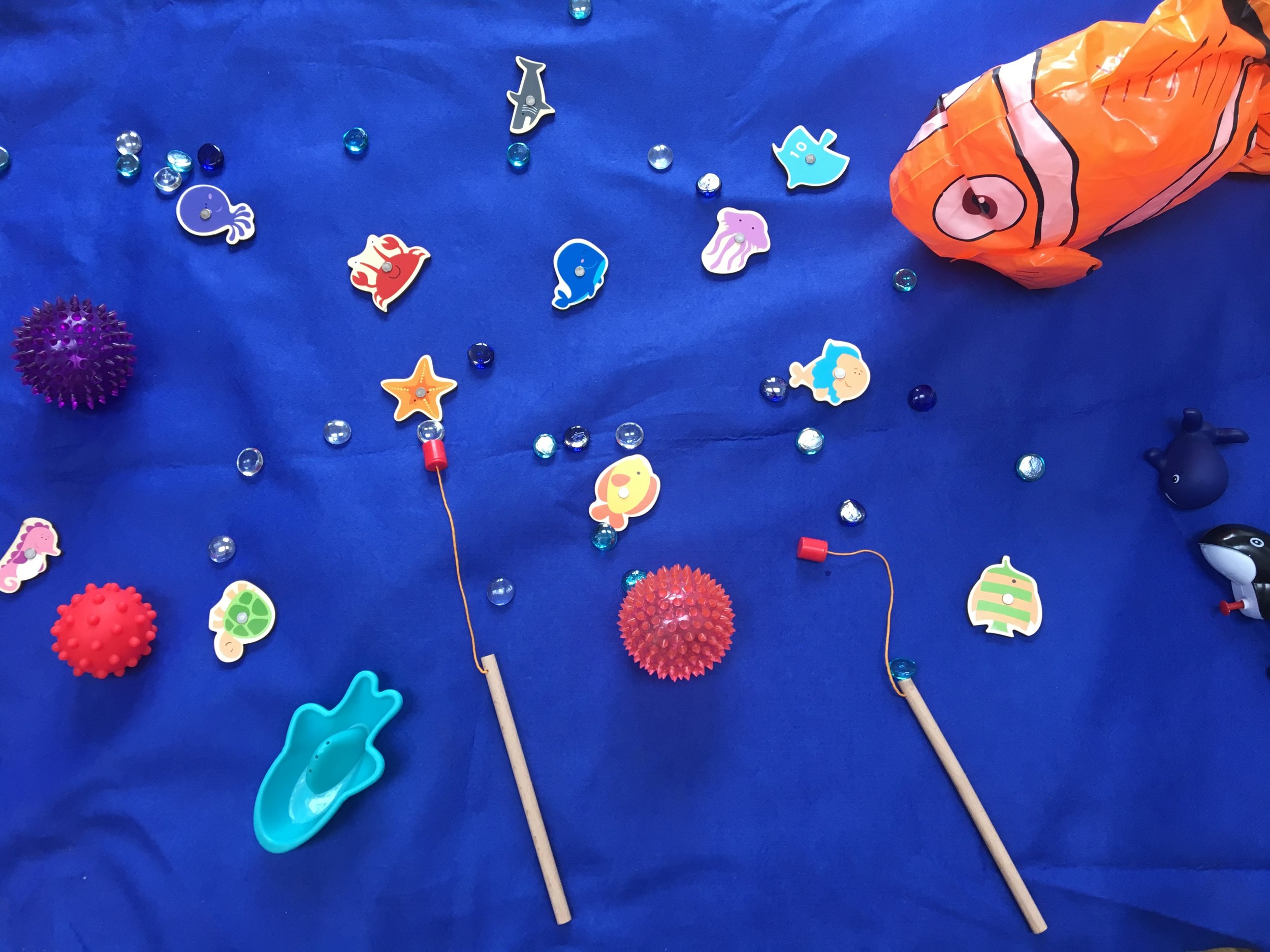 Toddler activity: Easy Fun Toddler Fishing Game — Little Hands