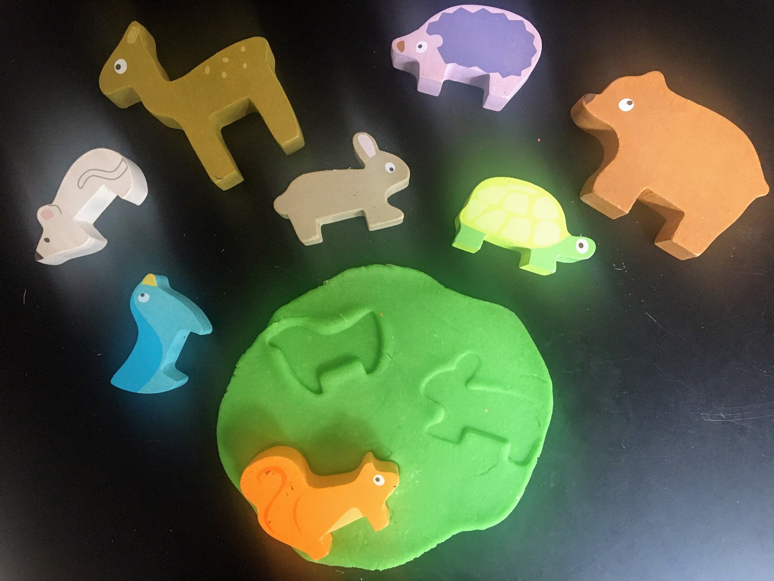 Puzzle in Playdough - Game for toddlers and preschoolers. — Little ...