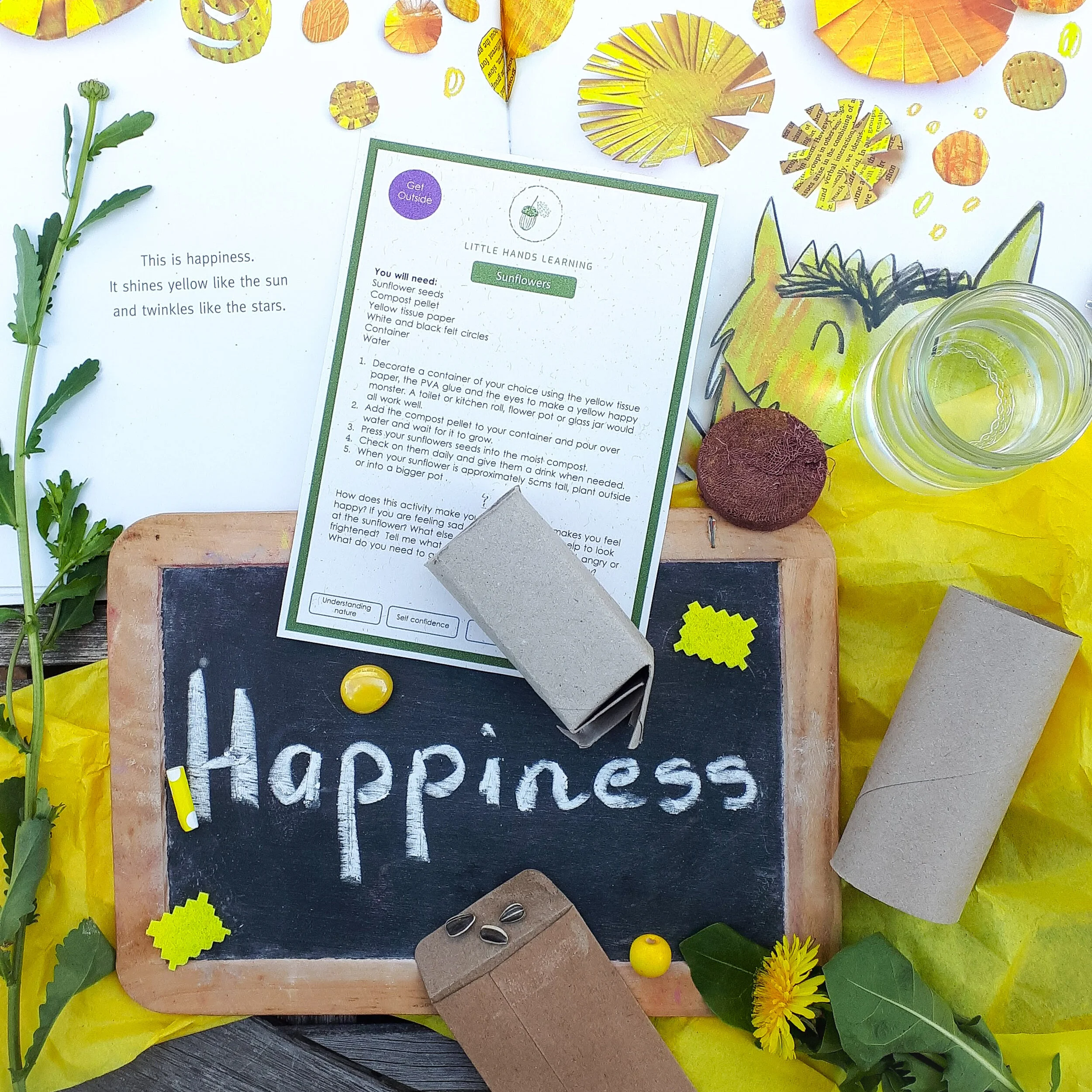 Planting Sunflowers Kids Activity