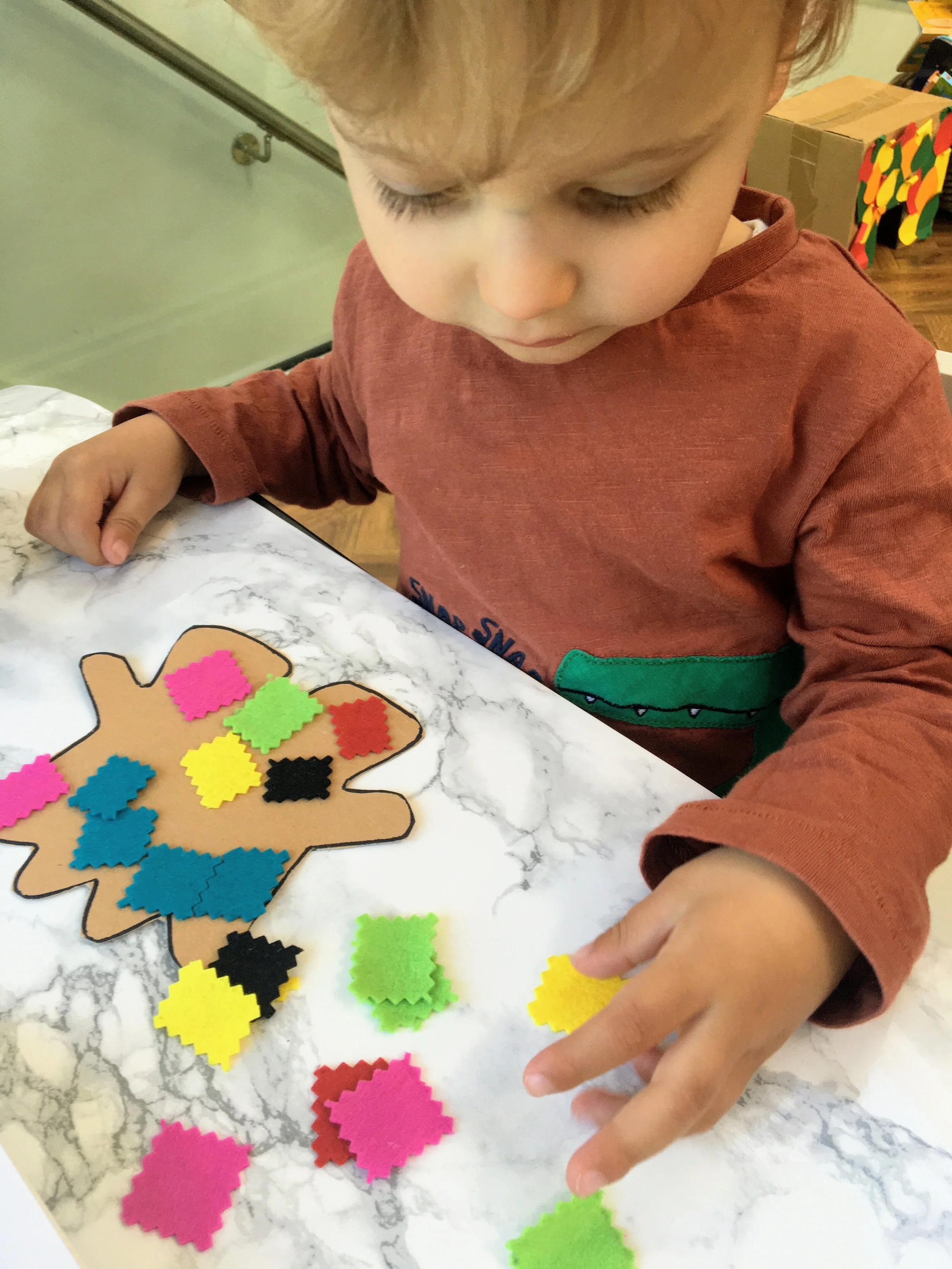 A Confused Felt Monster