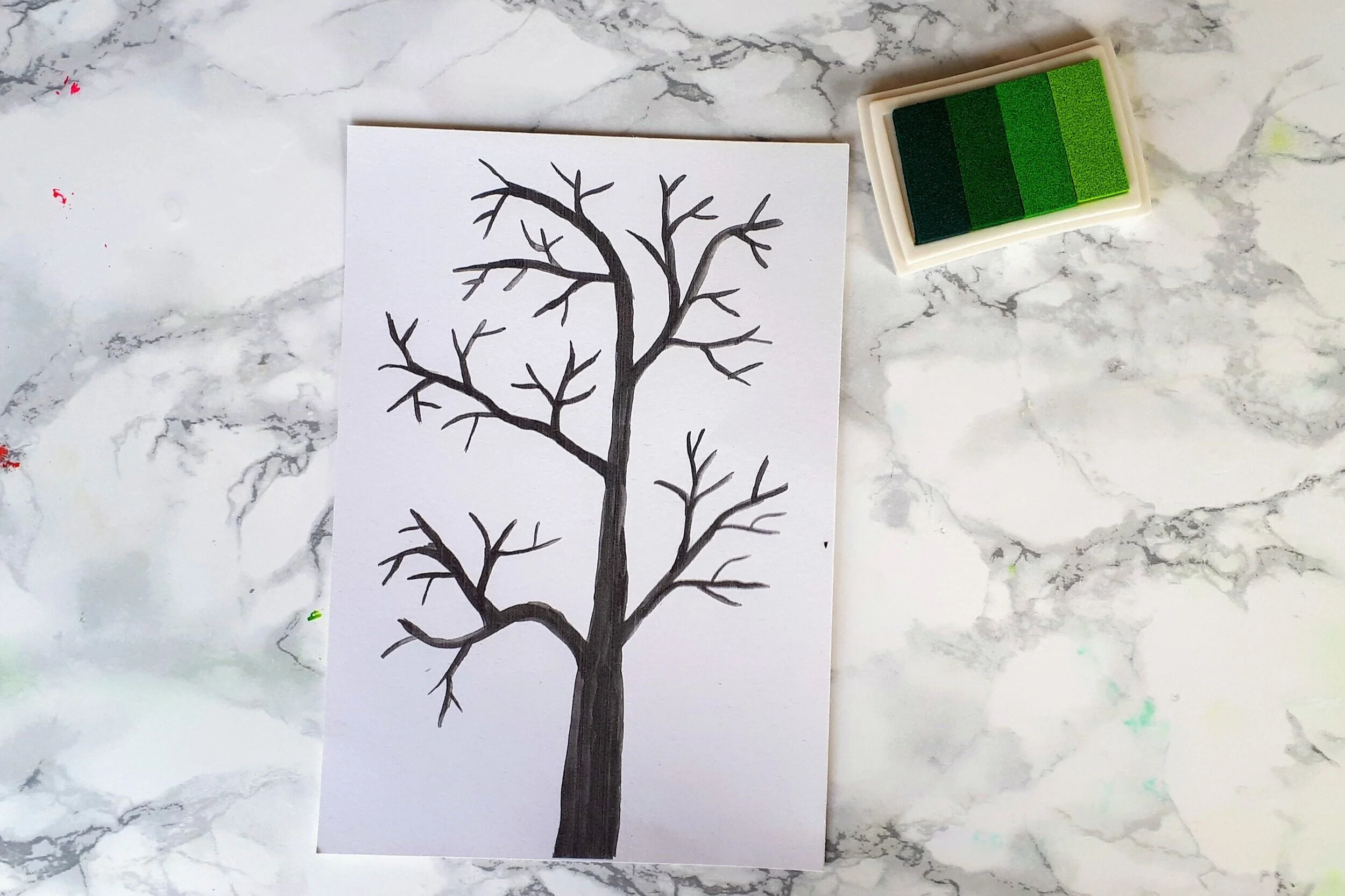 Spring Tree Fingerprints — Little Hands Learning