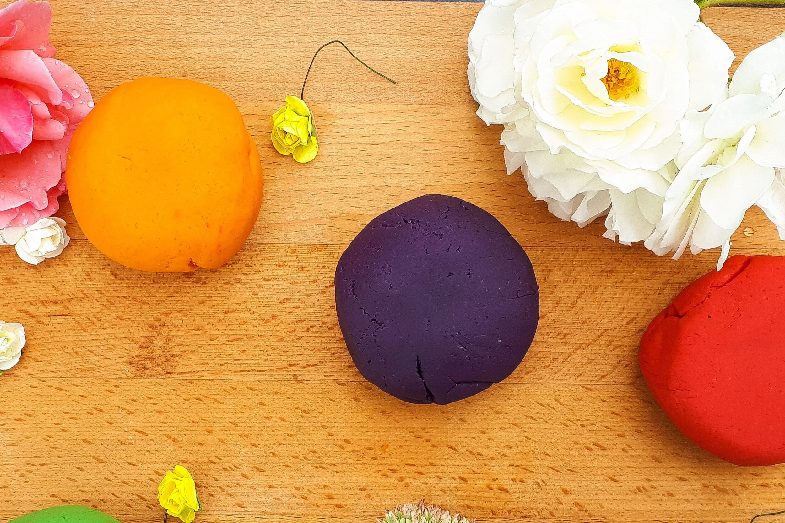 Play Dough Flowers Easy Kids Activity at Home — Little Hands Learning