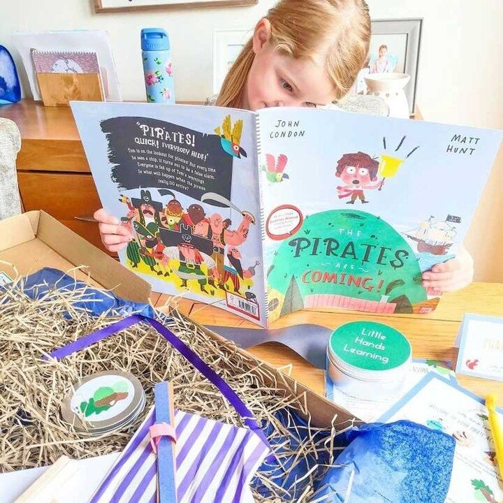 The Pirates Are Coming!!

In this box, you and your little one's have designed your own treasure map, dug for treasure, crafted pirates and parrots to retell the story and built your own pirate boat.

Did your little one have a favourite activity fro