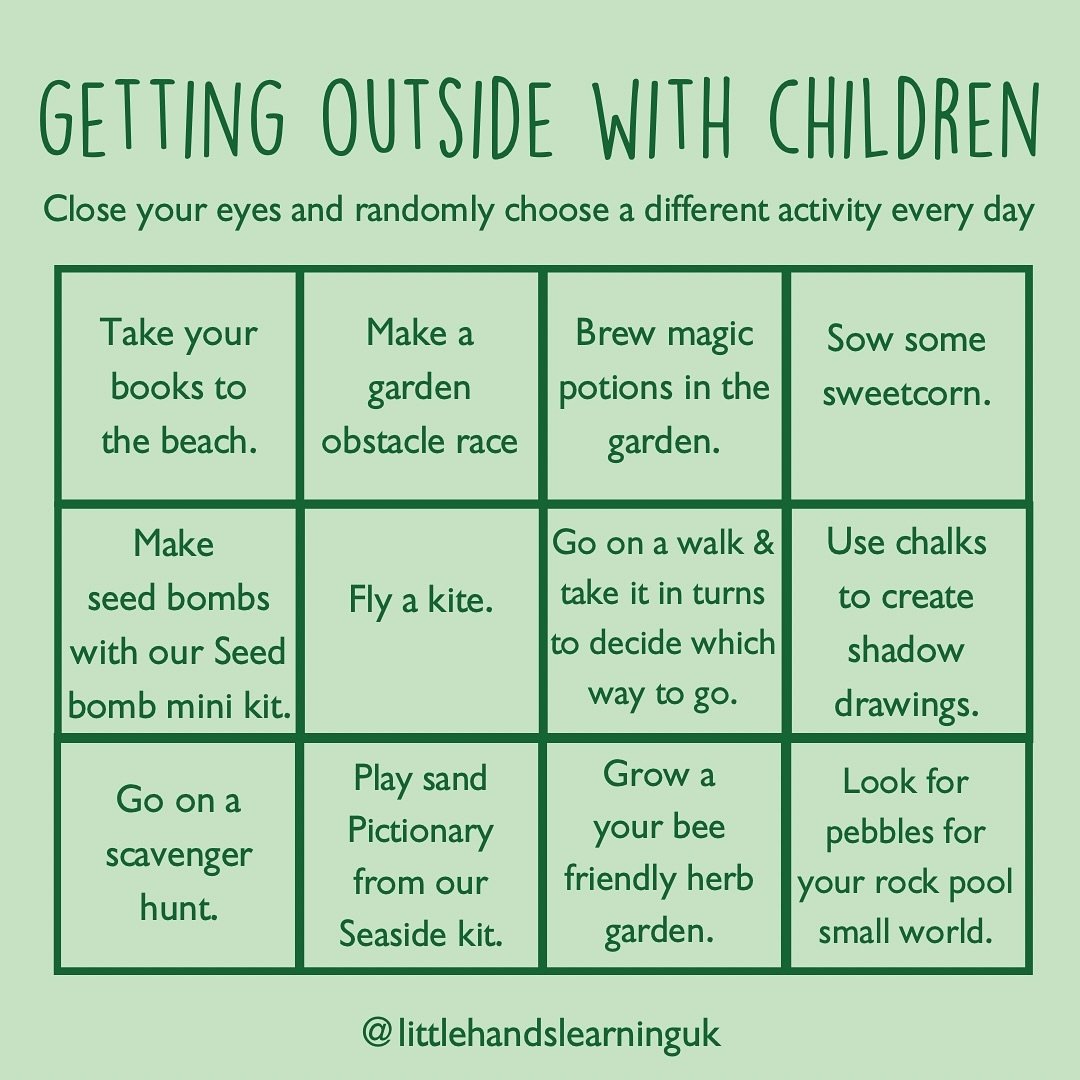Here are some simple ideas to get your kids outside this month.

Save this post for the sunny days - which are coming 😀!!!

Isabell xxx

#1000hoursoutside
#britain_outdoors
#ecofamily
#exploringnaturewithchildren
#educationalactivitiesforkids
#fores