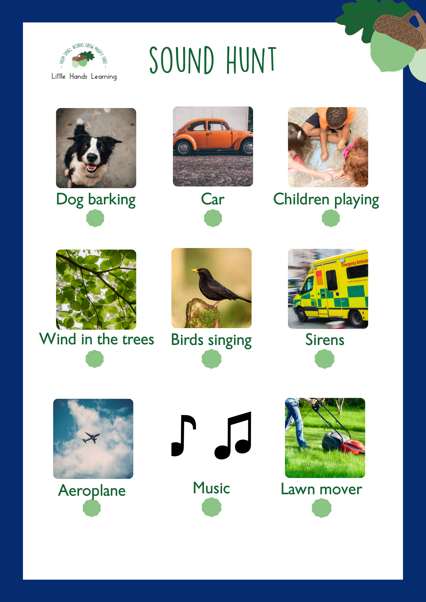 Free Sound Hunt Download for your Kids. — Little Hands Learning