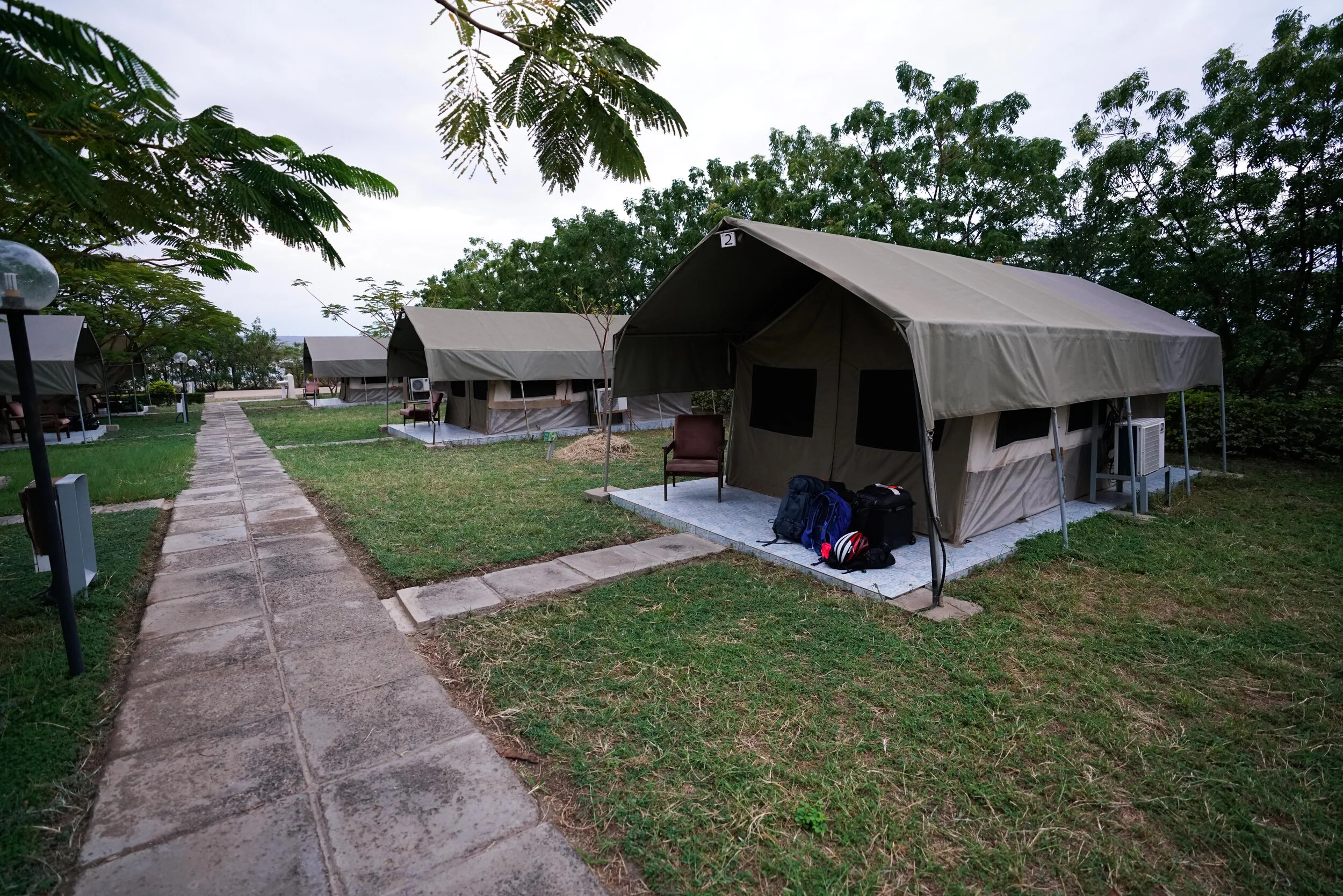  Good Morning and Goodbye, little tent.  