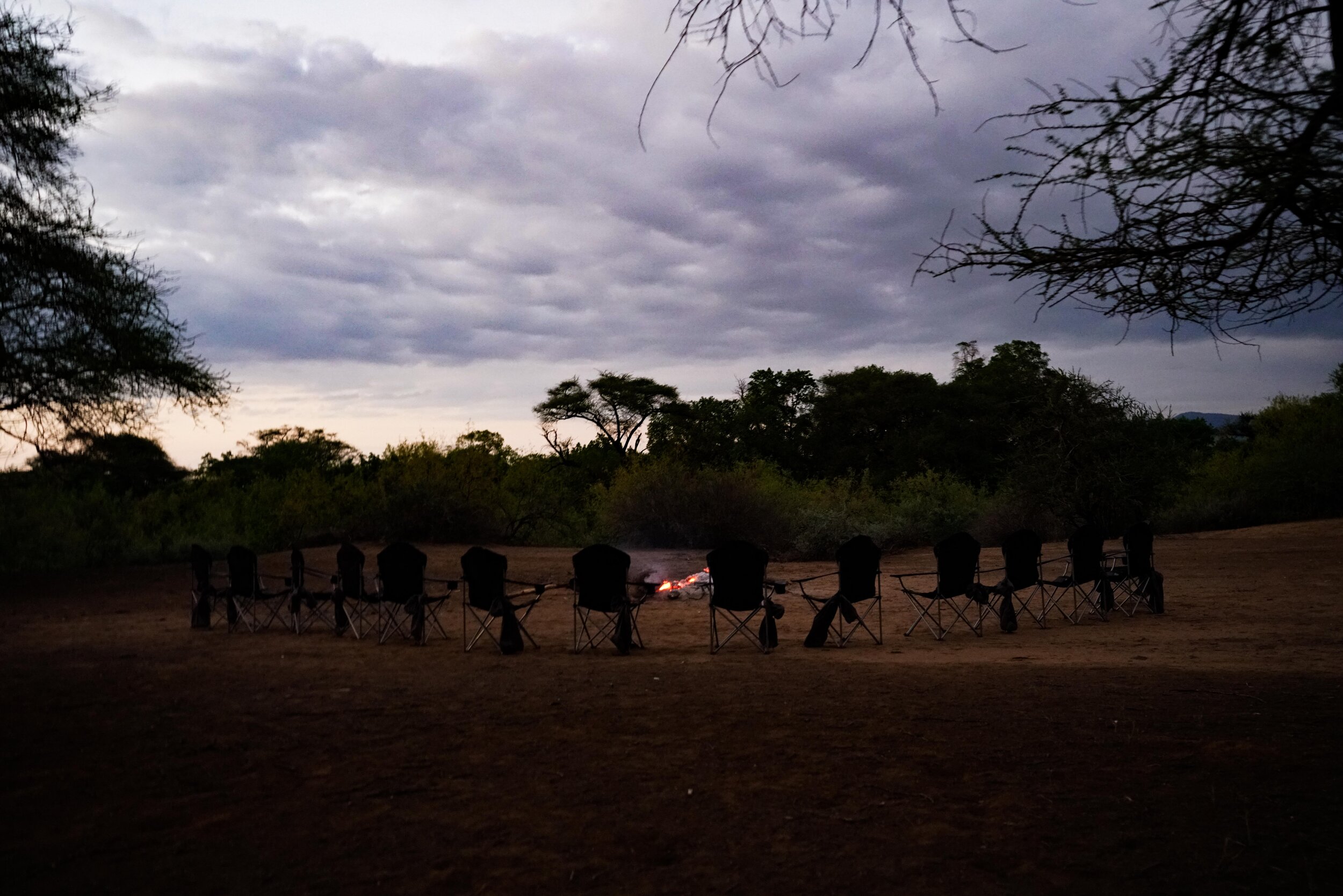  The team stays up with beers and campfire but I am going to sleep.  I dream many dreams about translucent scorpions.  Well before dawn I am up.  I find their fire from last night still smouldering as the sun is rising.  