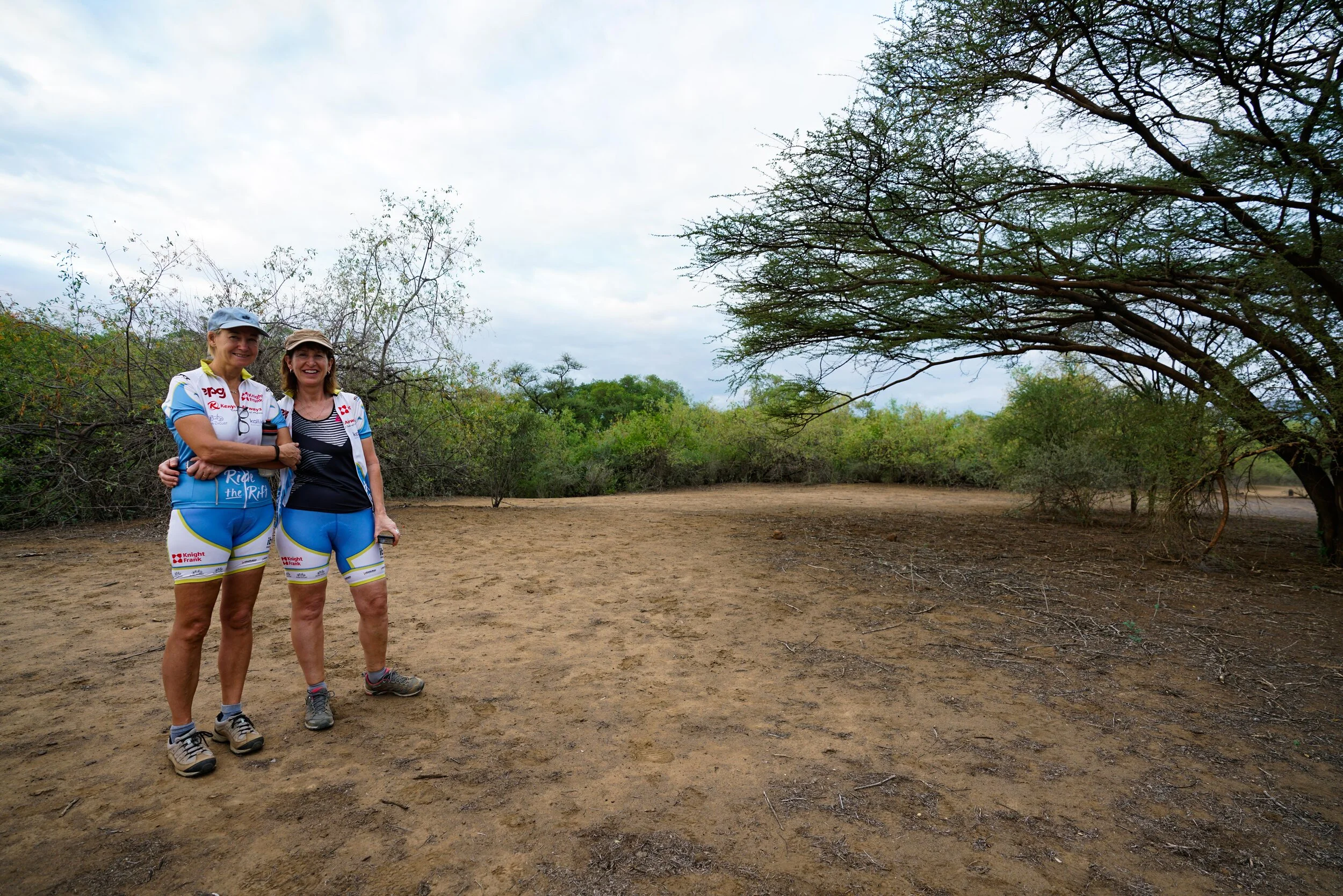  The local Masai and Kenya Wildlife Service gentleman (one person, two roles) is taking us on a  walking Baboon Safari at dawn. 