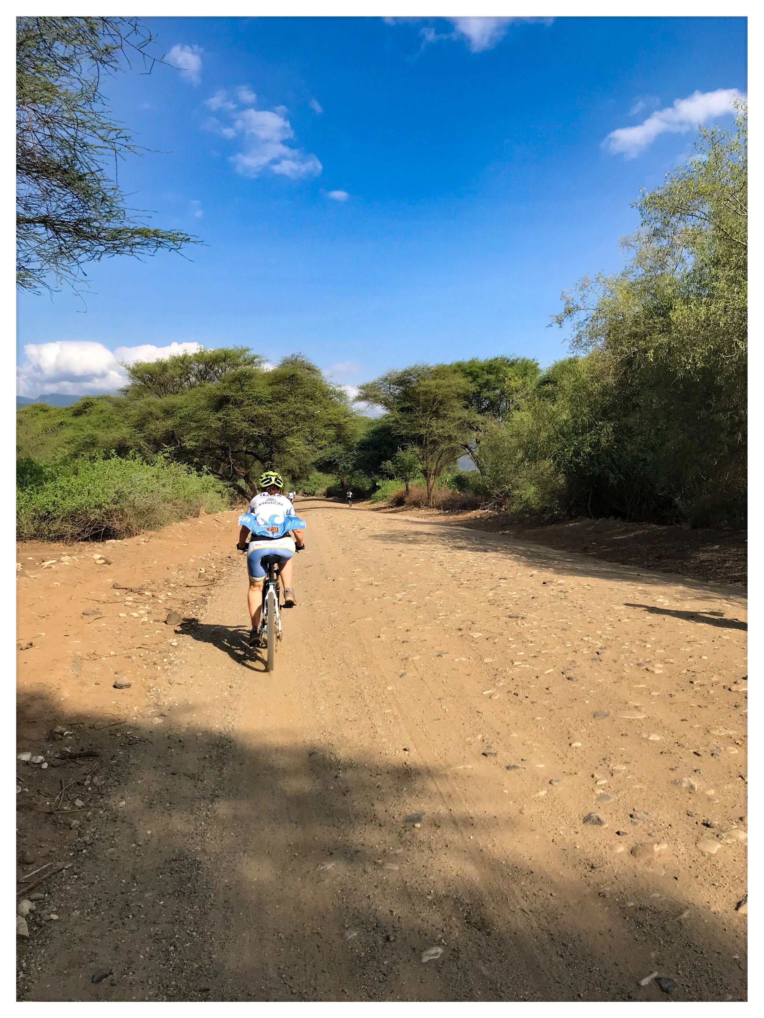  Day 3.  20.01km cycling.  1.3km walking.  Unknown km in the truck (about a km).  349m of cycling elevation gain.  211m of walking elevation gain.  2580 Calories burned.   