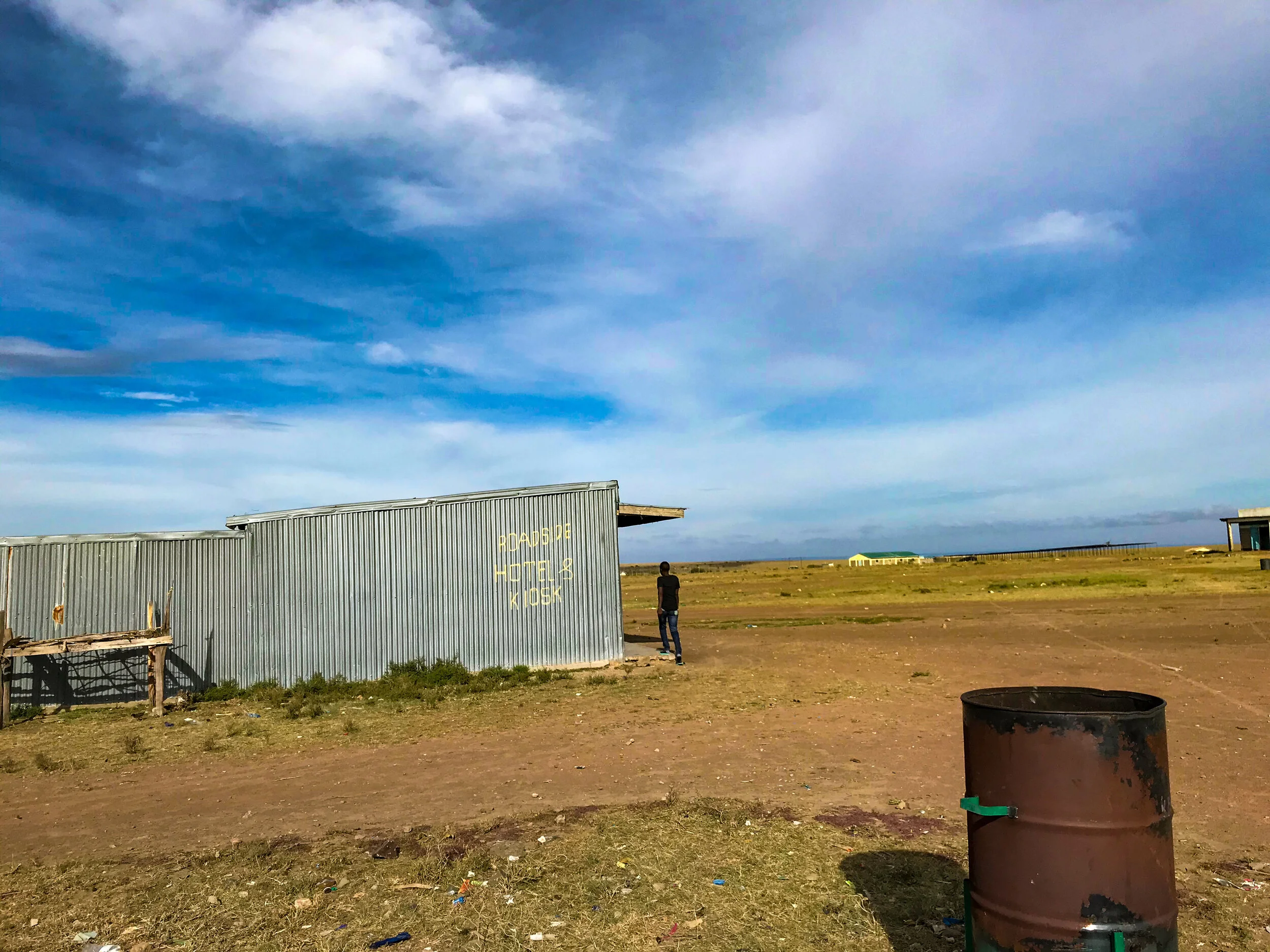  In a way, this is the real Africa.  In another way, for the tens of millions of Africans who live in urban settings, it’s not.  But for many Africans this is what ‘town’ means to them.    It’s a scrubby collection of buildings that appears to be pla