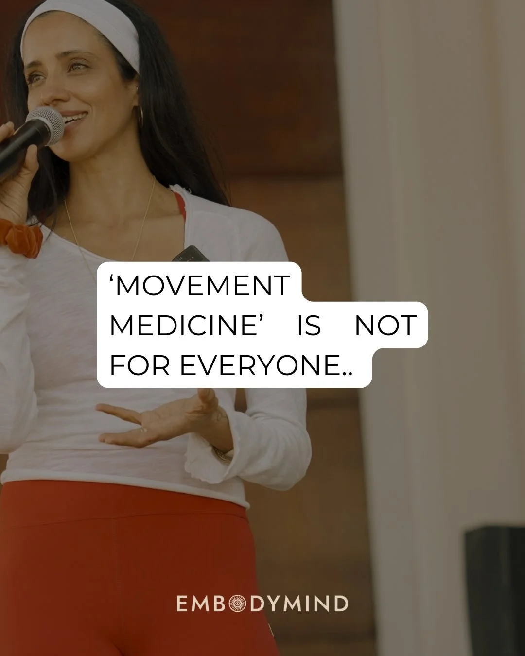 The EMBODYMIND Method Somatic Movement Training is not for everyone.

But if you&rsquo;re the woman ready to guide movement as a healing art- it&rsquo;s time to say yes.
⠀⠀⠀⠀⠀⠀⠀⠀⠀⠀⠀⠀
Movement Medicine is for the facilitator who&rsquo;s ready to see w