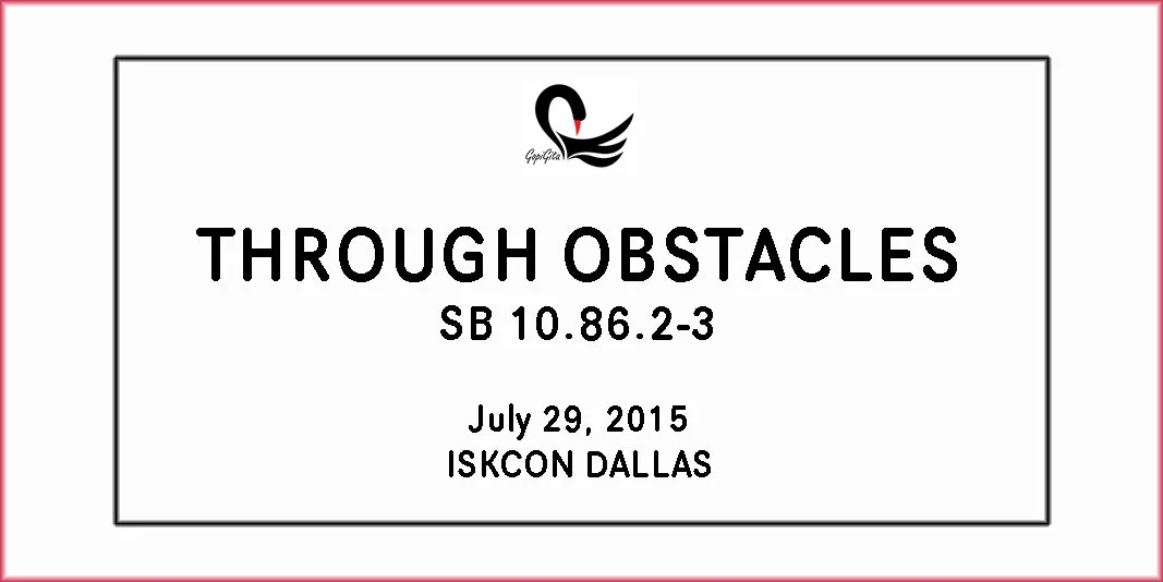 Through Obstacles