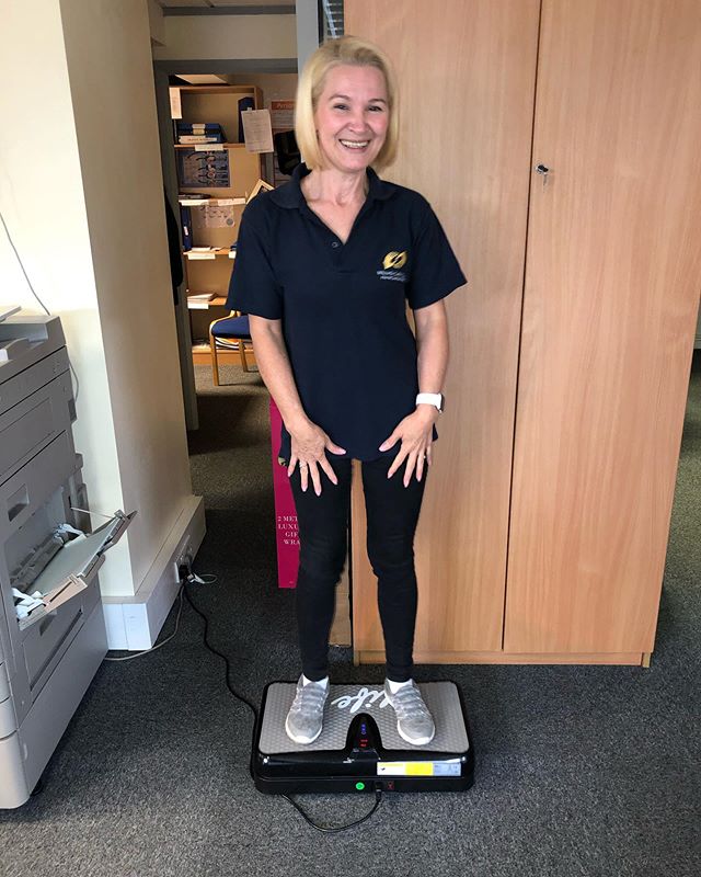 We have been having some fun in the office with Lisa&rsquo;s (our amazing dementia champion 🏆) brilliant vibrating plate!!! Another way to catch up with our little work family 💛 Join our team to get in on the action - contact us on 01707 830037 #ca