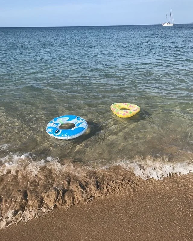 Floating towards Friday! I am very excited to show you what cool things I have done with a broken pool inflatable! ⁣
⁣
 #iusedtobe #apooltoy #sustainableliving #madeinnz #repurposed