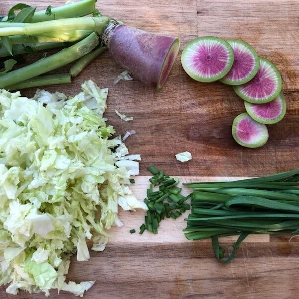 05.30.20 Chives Radish Cabbage