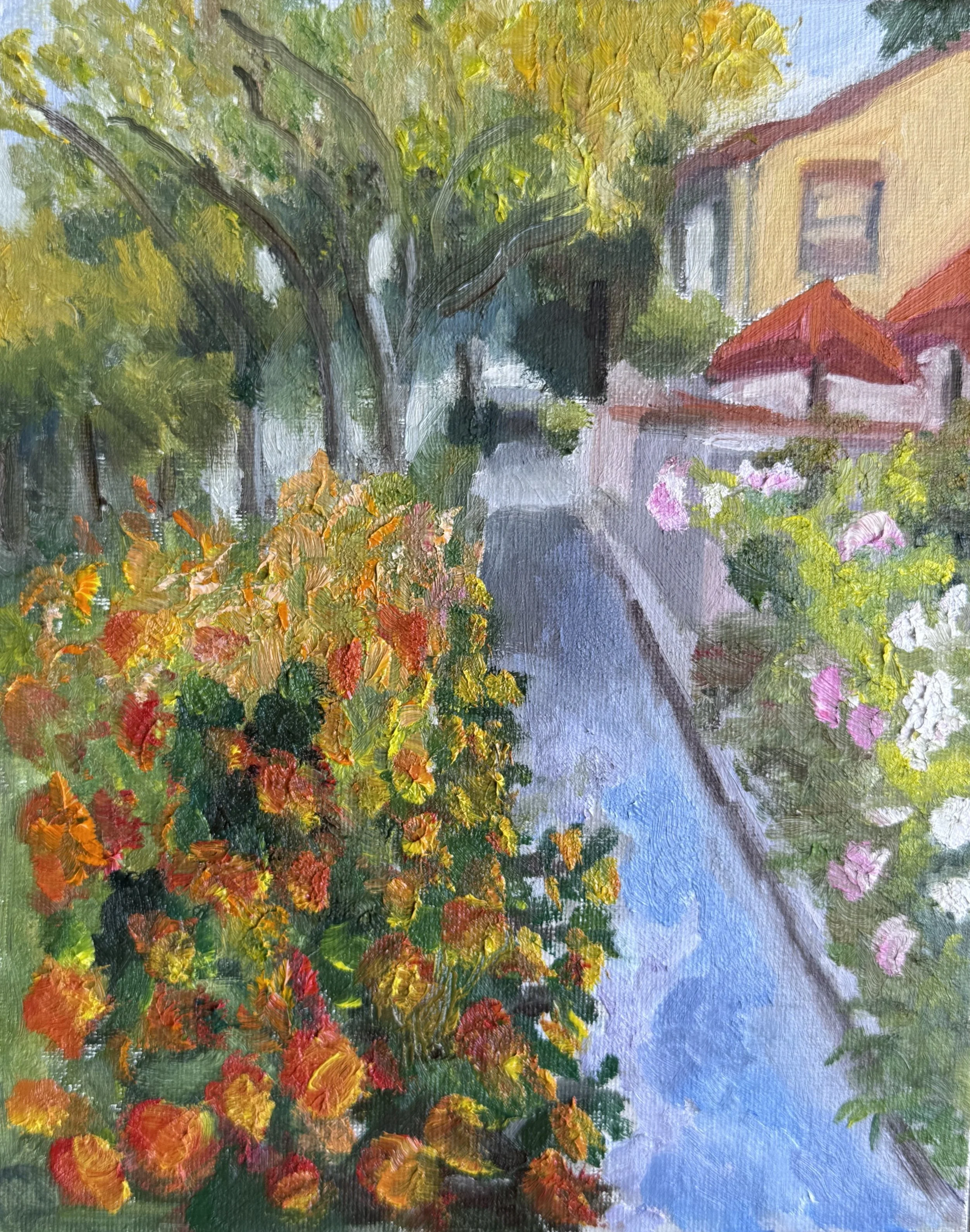 Provence in Pasadena-8 x10-13.5x15.5 framed-OIl on Board-1.jpg