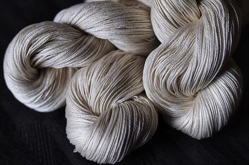 Swiss Silk Thick or Thin (Fingering or Lace) Weaving Yarn 0.875lb 400g  Cones — WEARWITHALL TEXTILE