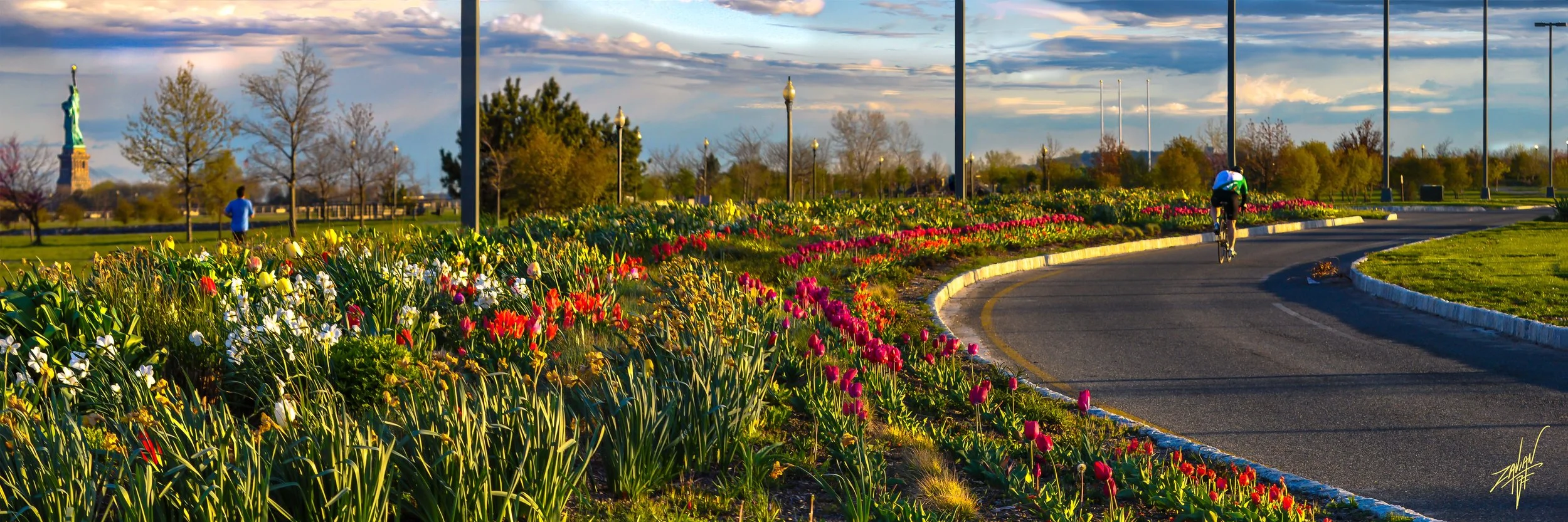 Liberty State Park "Season of Spring" Freedom Way Gardens