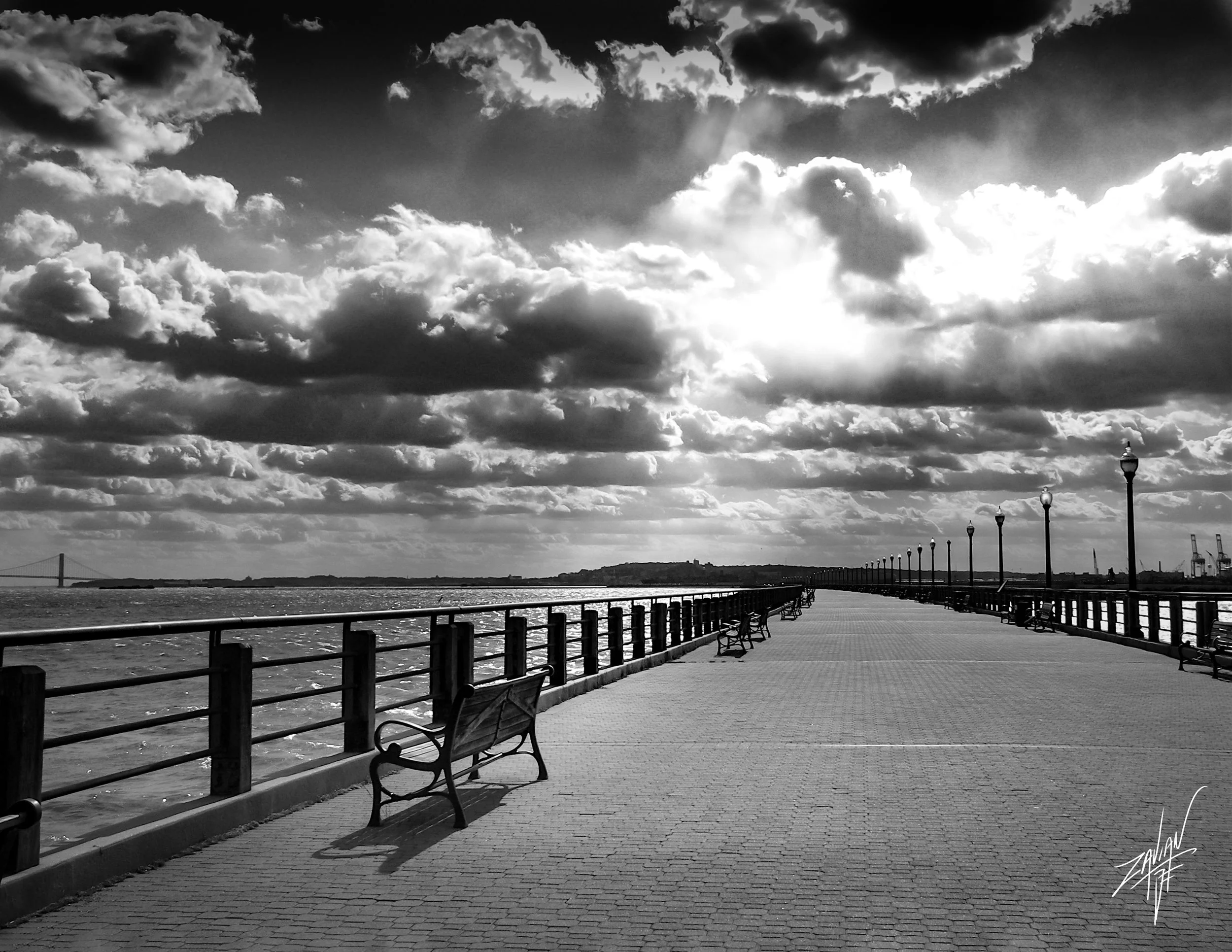 Liberty State Park "Season of Summer" Waterfront Walkway