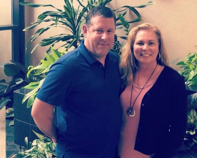 Chuck Wolf and Tina Patterson