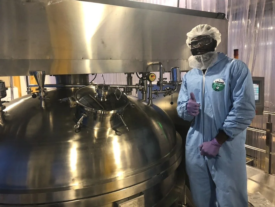 5000L homogenize mixer kettle project in Canada customer's facility