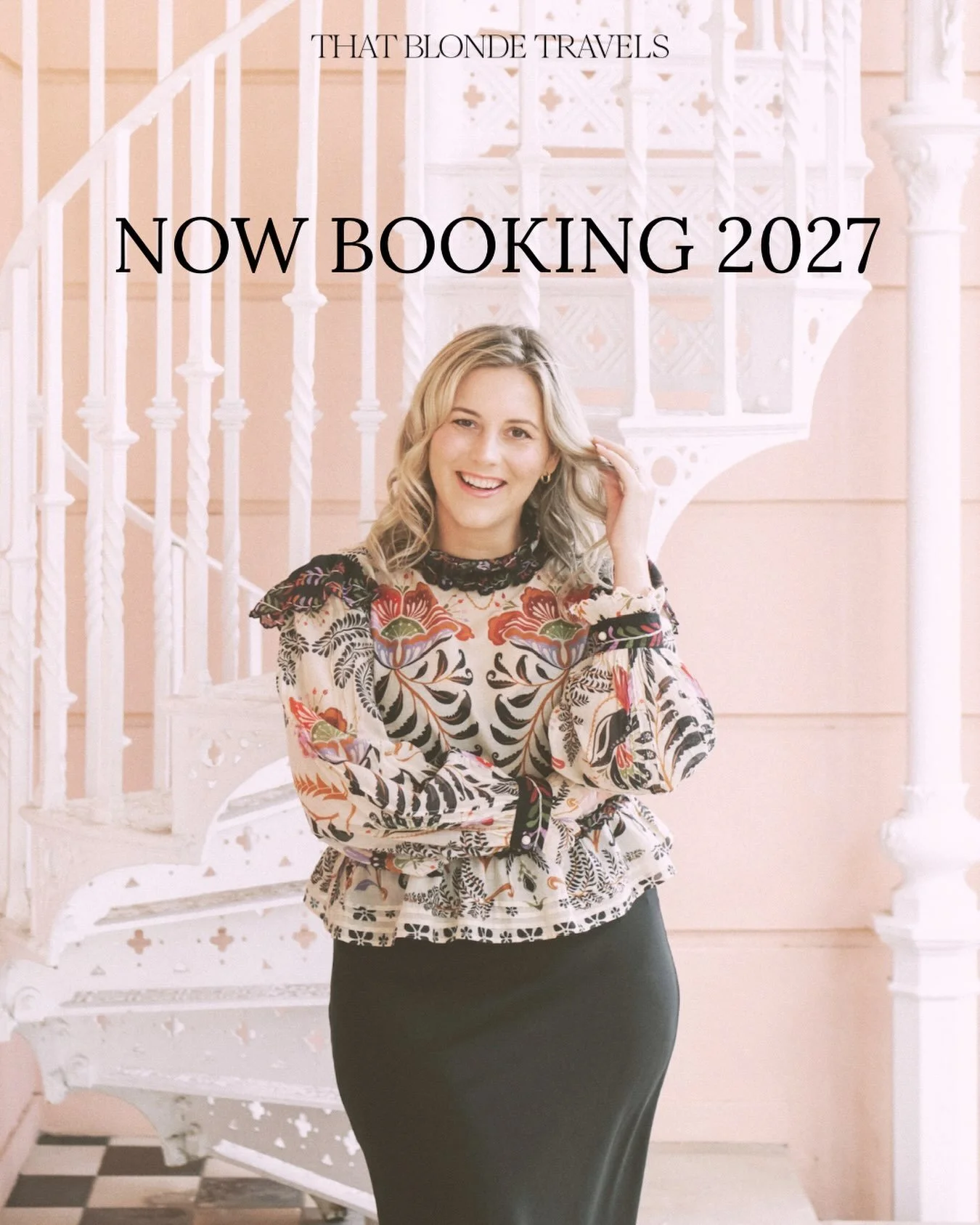 Planning ahead is the ultimate luxury.

@thatblondetravels is now booking 2027 travel. 

The most sought after villas, suites, and experiences are reserved well in advance. Secure the destination you truly want instead of what&rsquo;s left when it&rs
