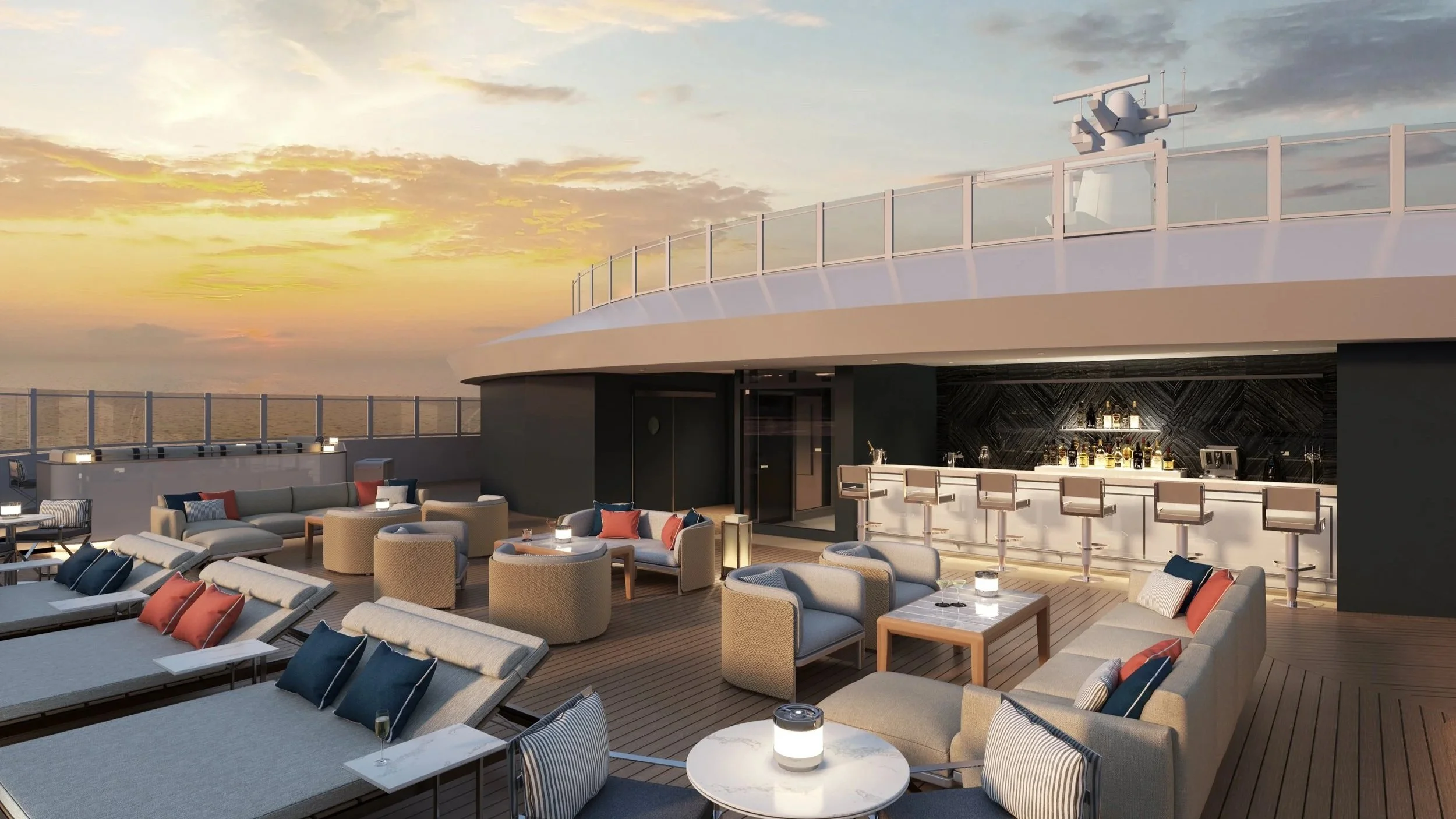 Sun Deck Ilma Ritz Carlton Yacht