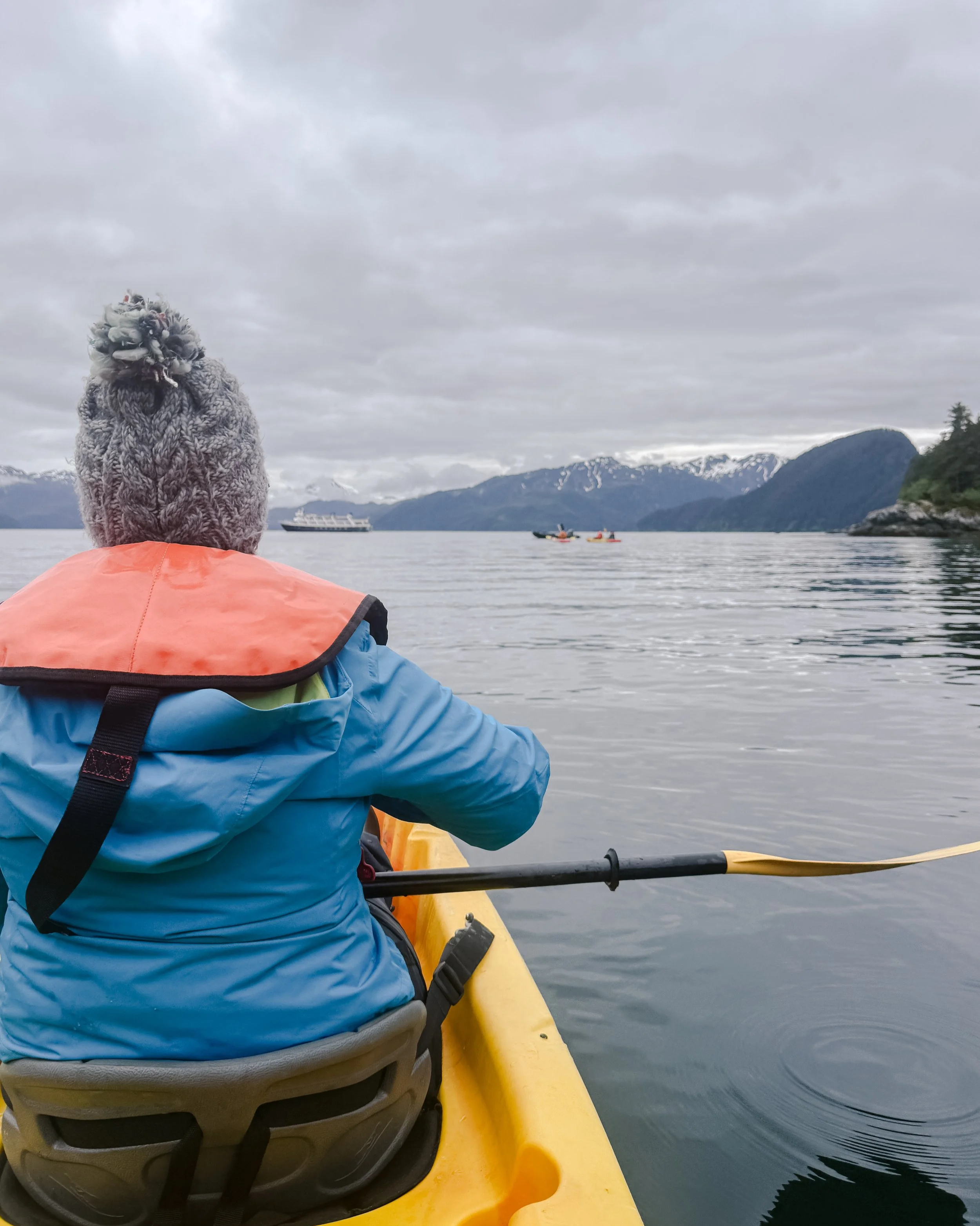 Kayaking Nat Geo Lindblad Sea lion