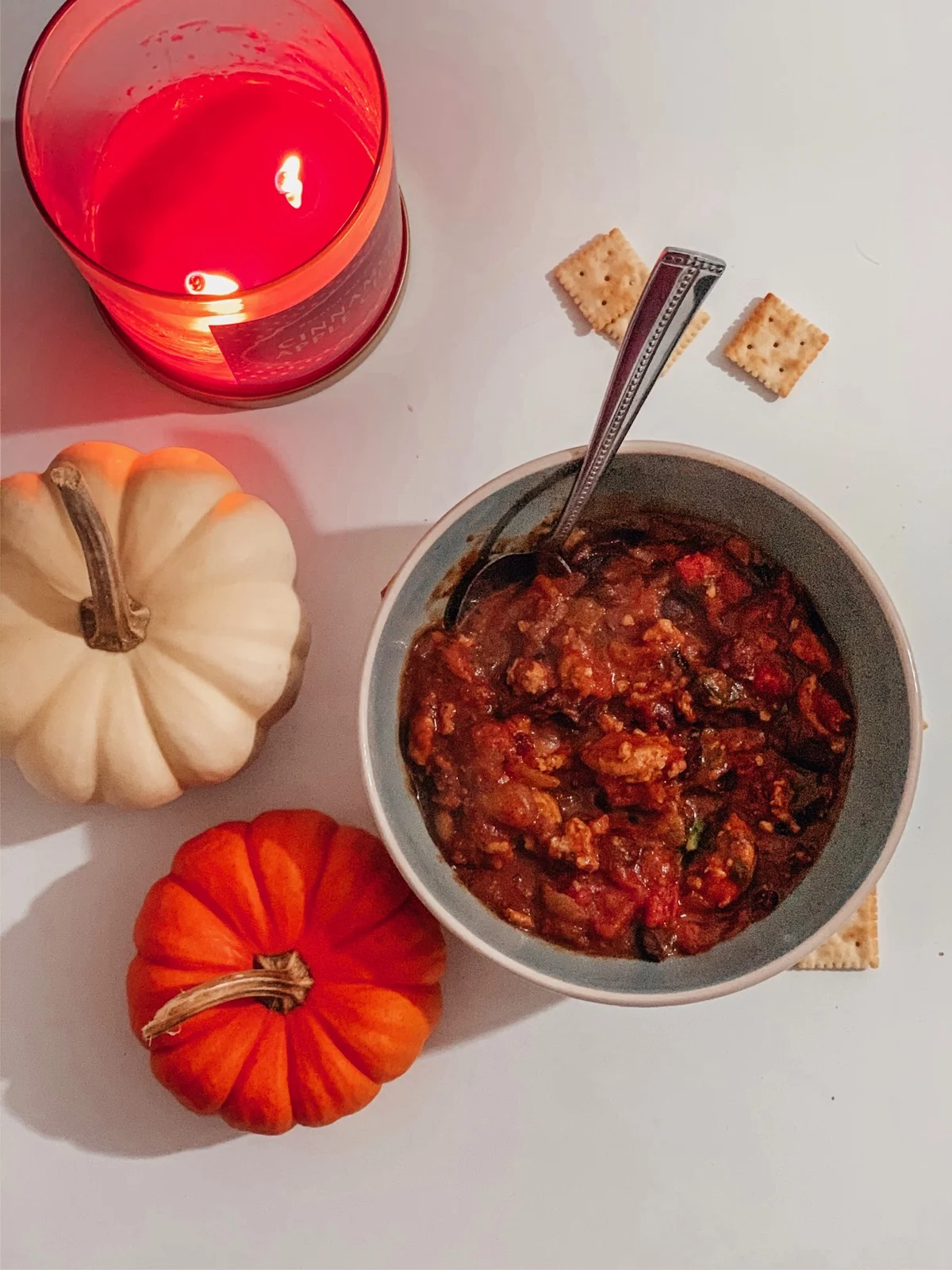 Food for Fall: healthy turkey chili recipe 