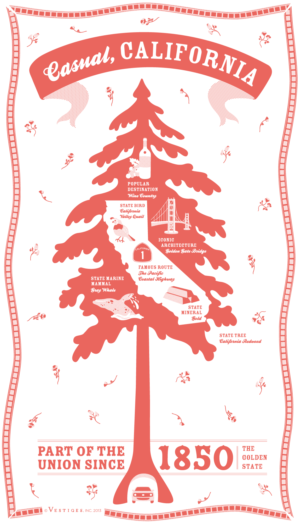 California State created by artist Katie DeYoe