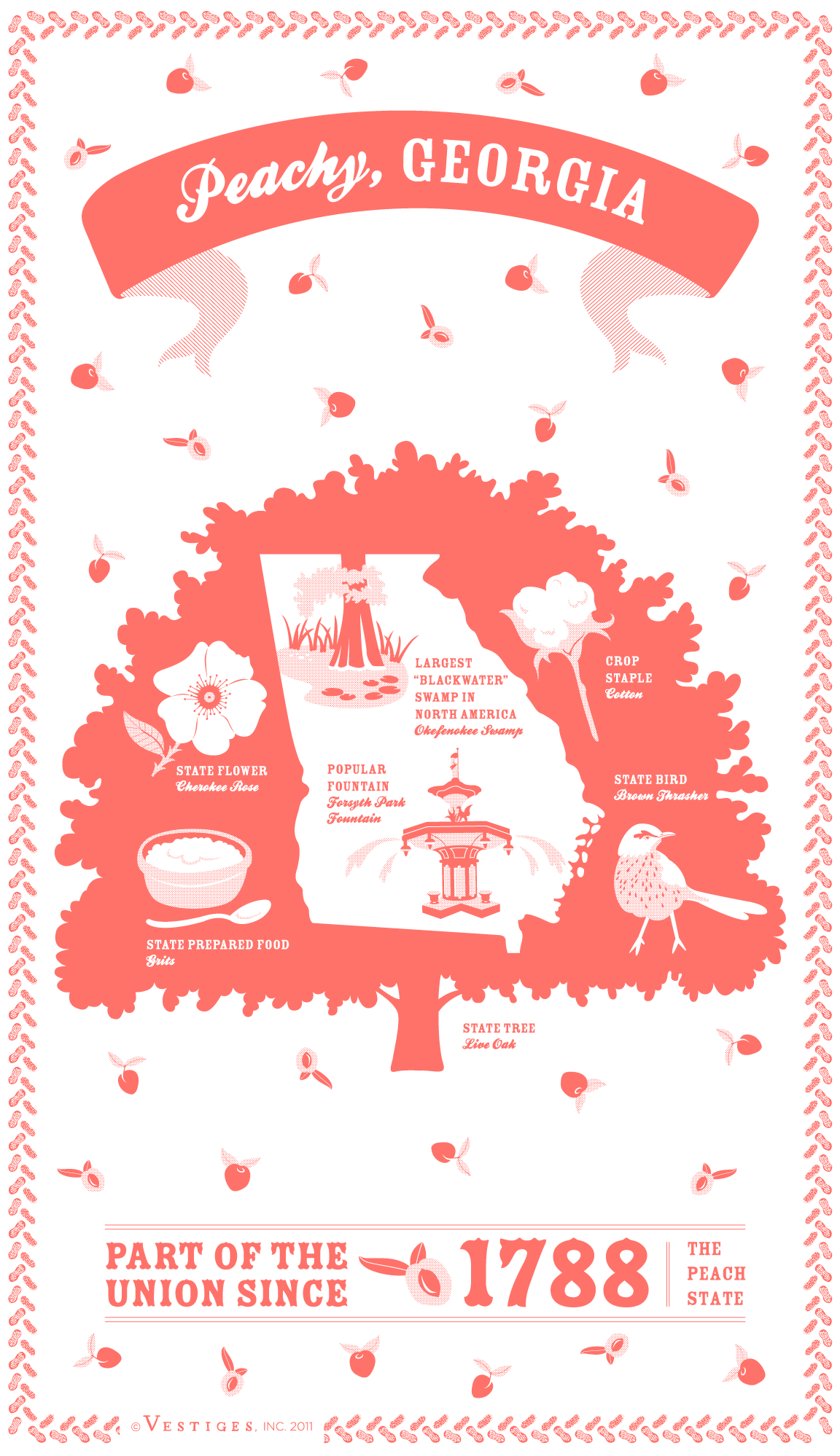 Georgia State created by artist Katie DeYoe